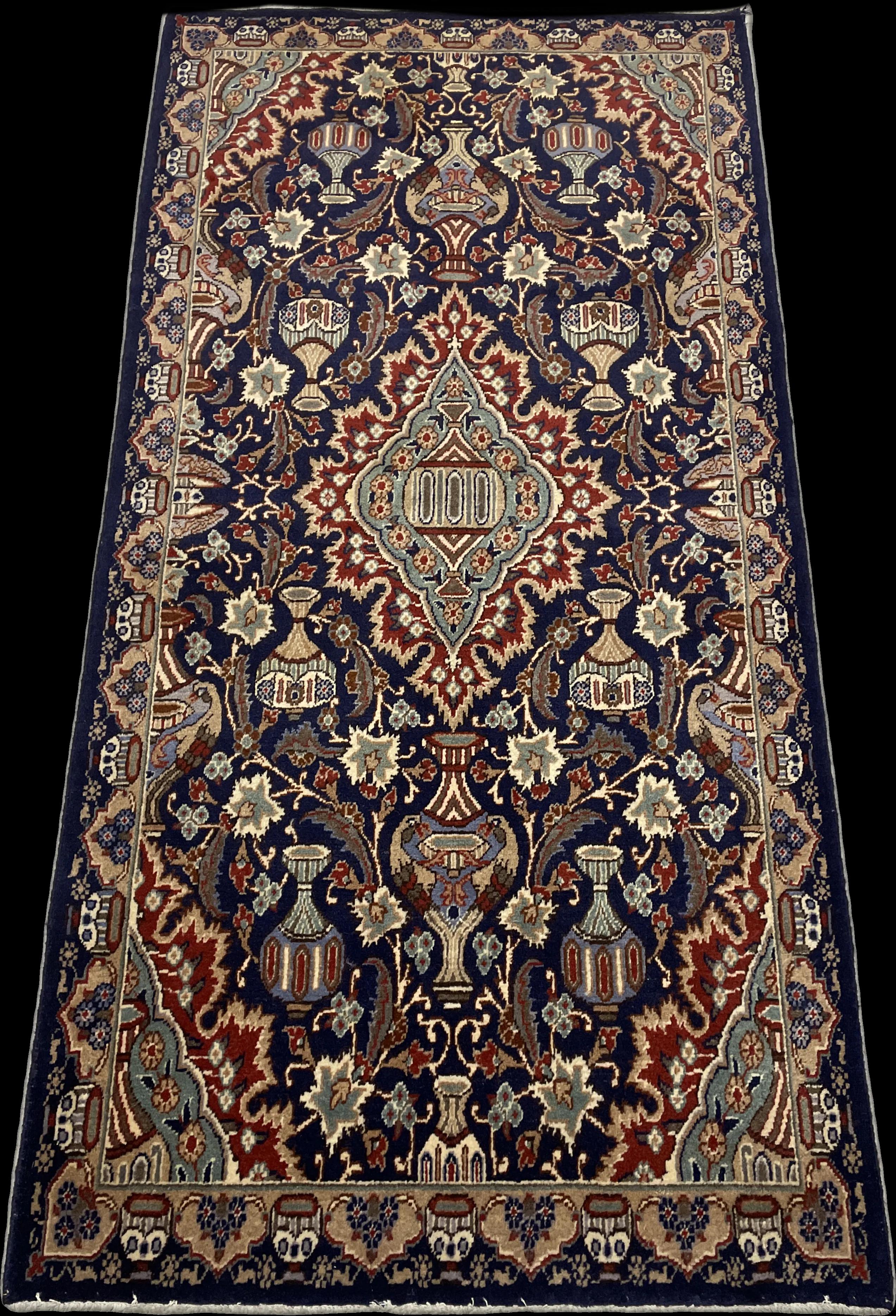 Perspective view of the rug