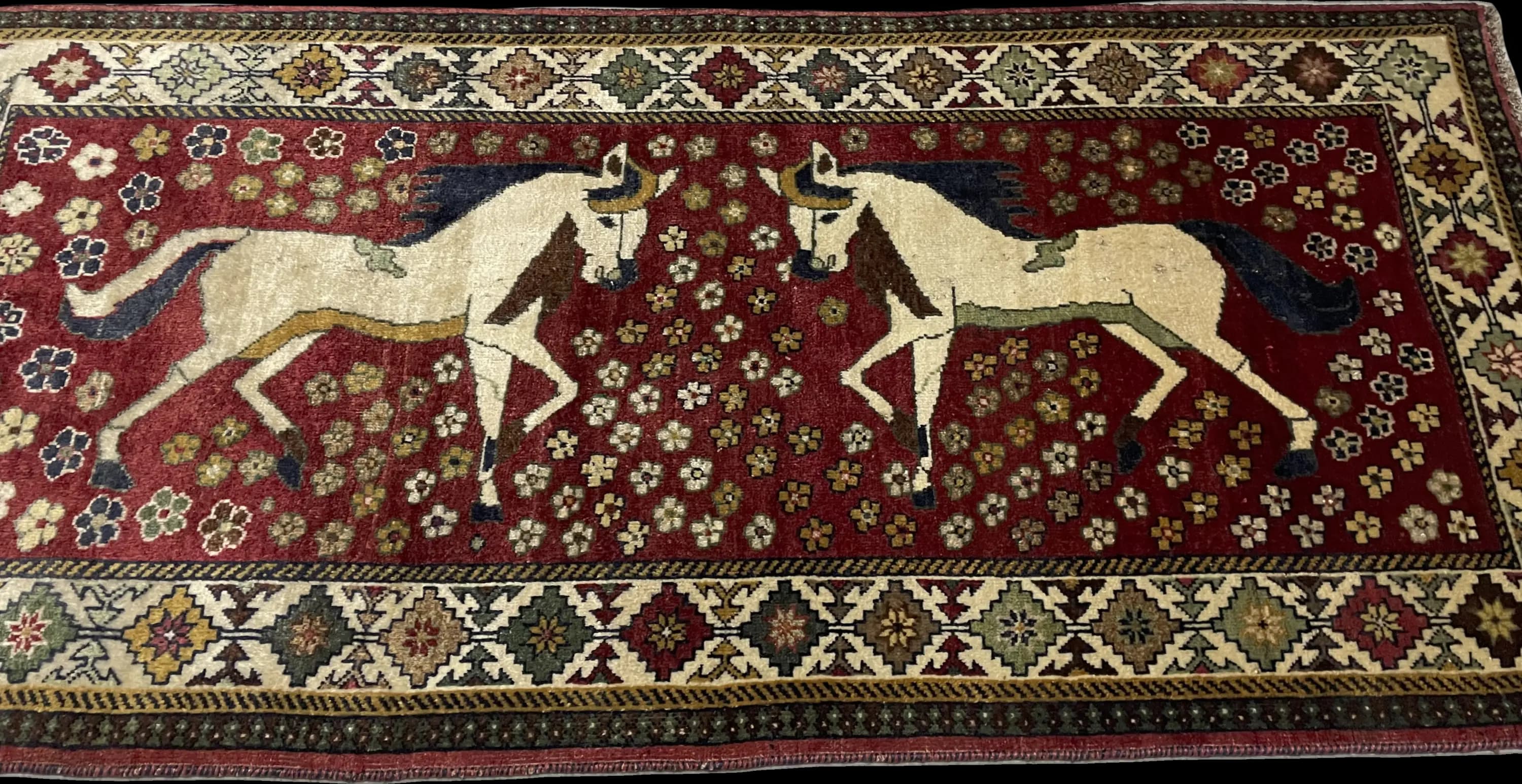 Perspective view of the rug