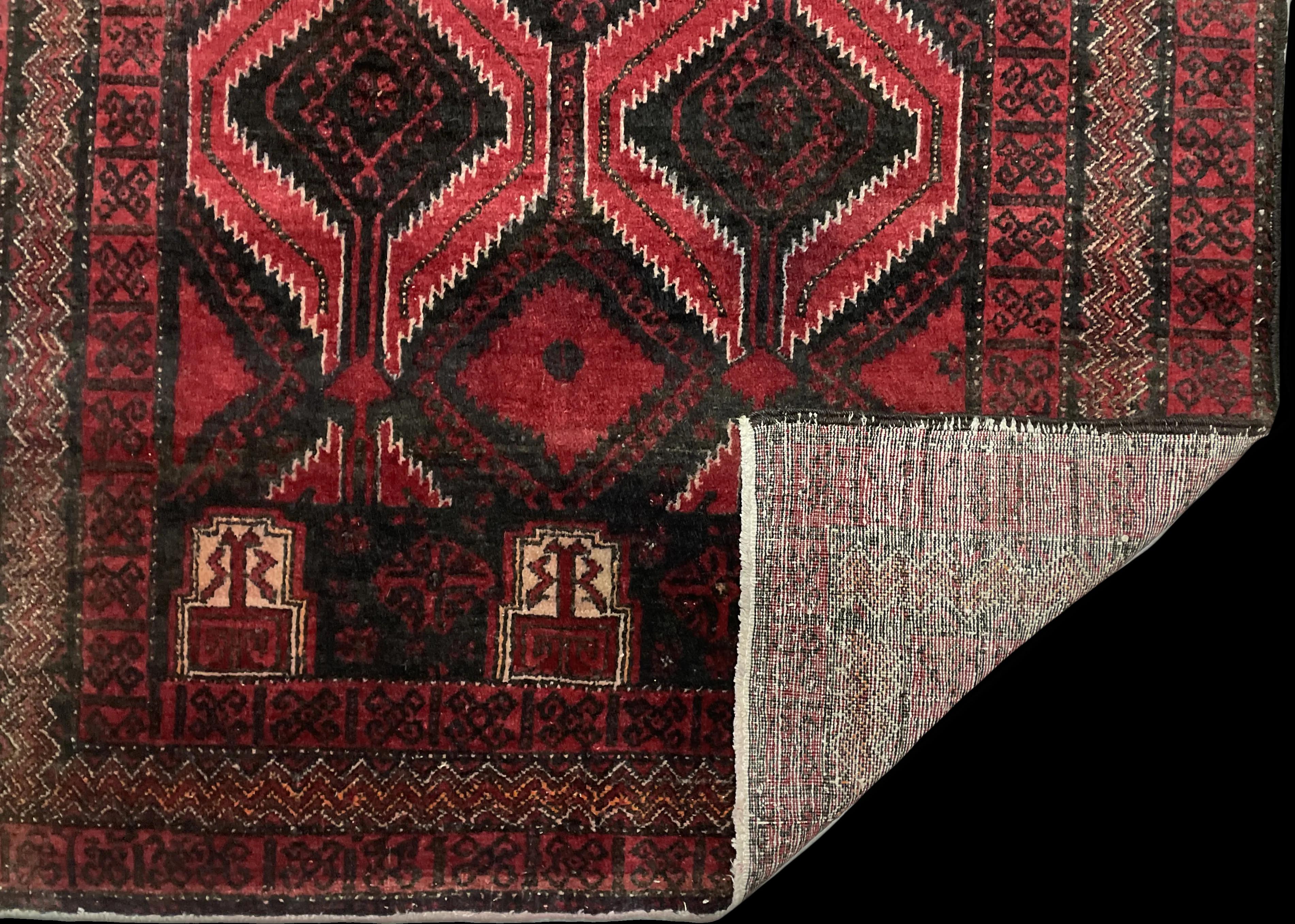 Rug folded on itself