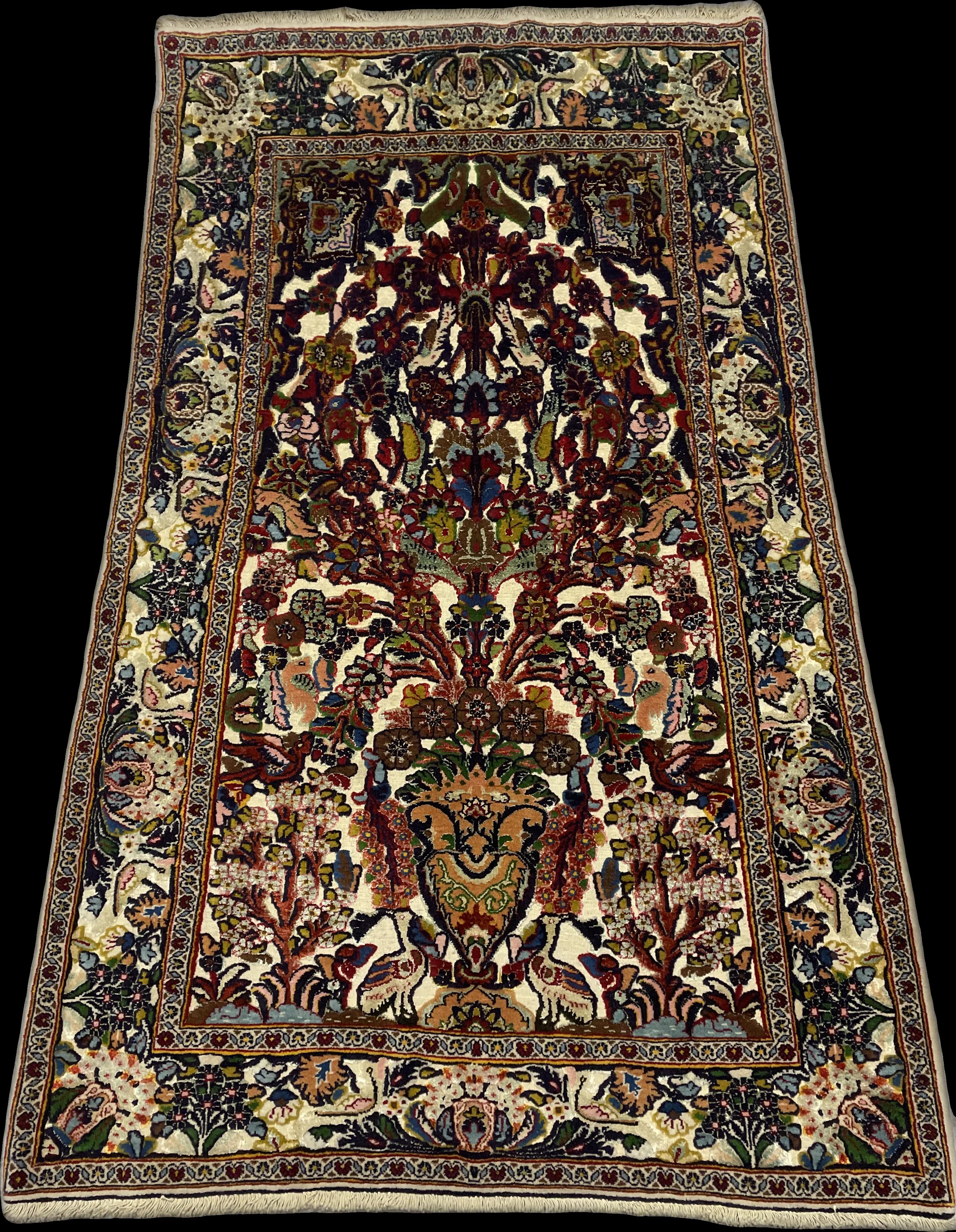 Perspective view of the rug