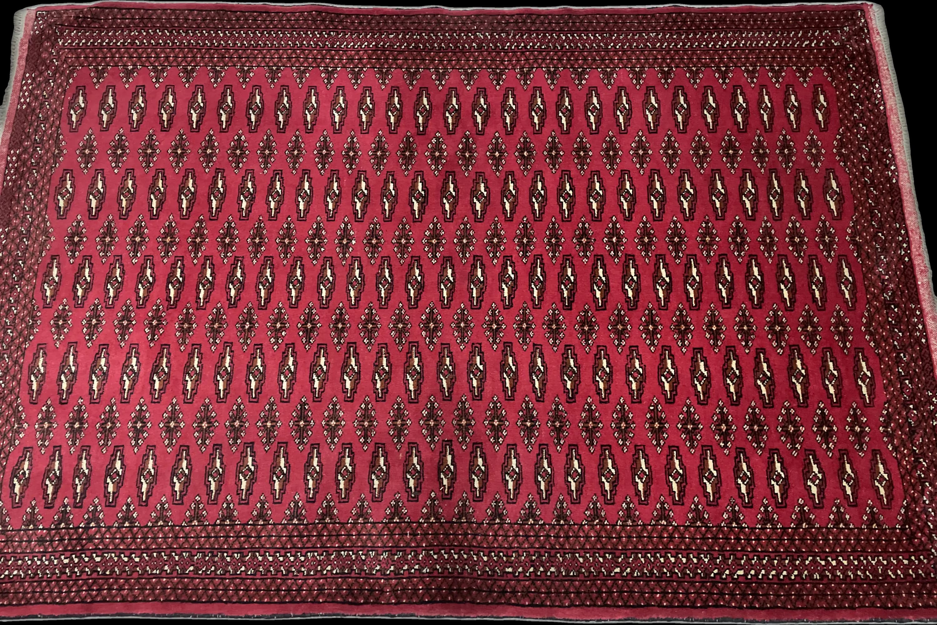 Perspective view of the rug