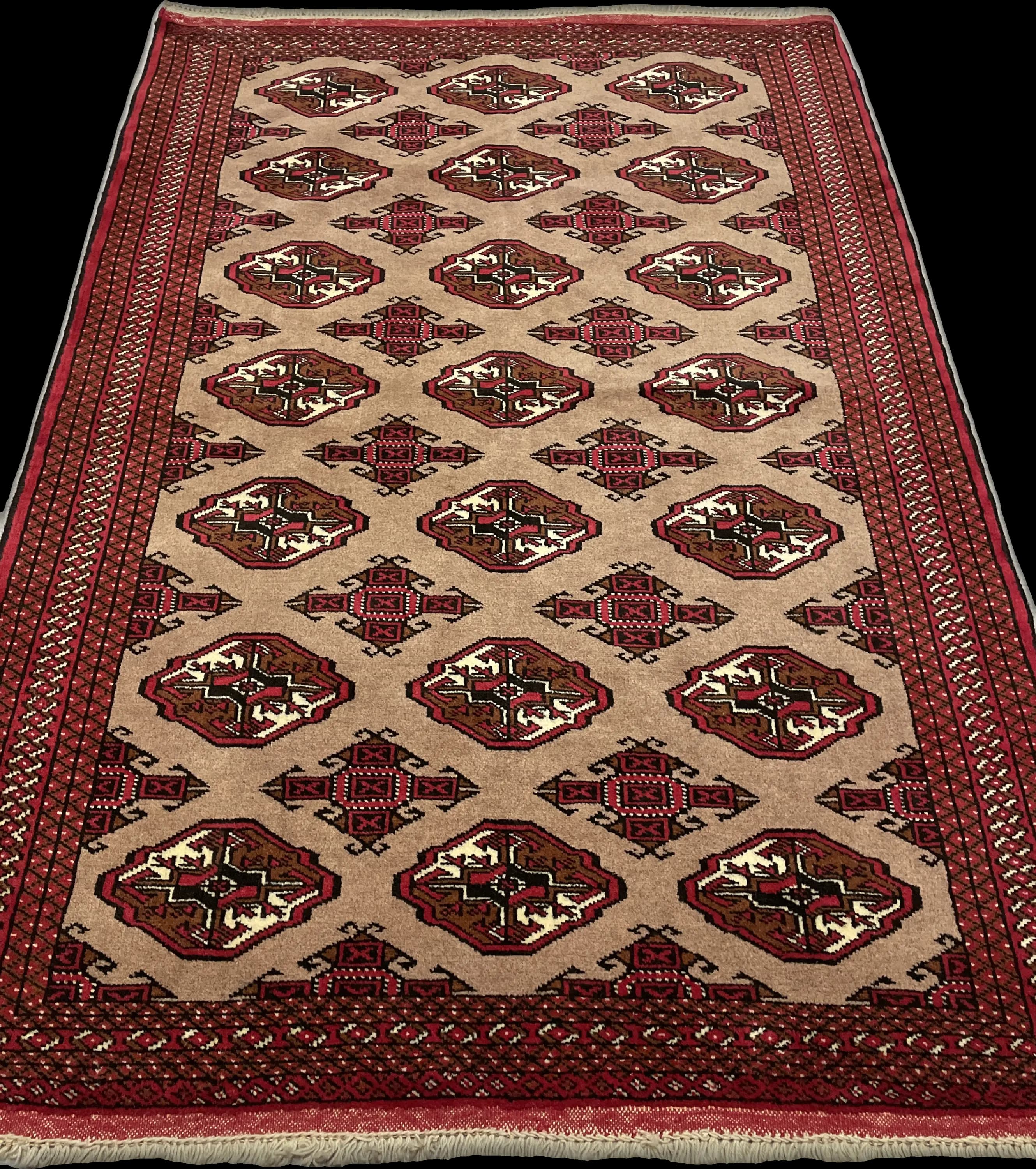 Perspective view of the rug