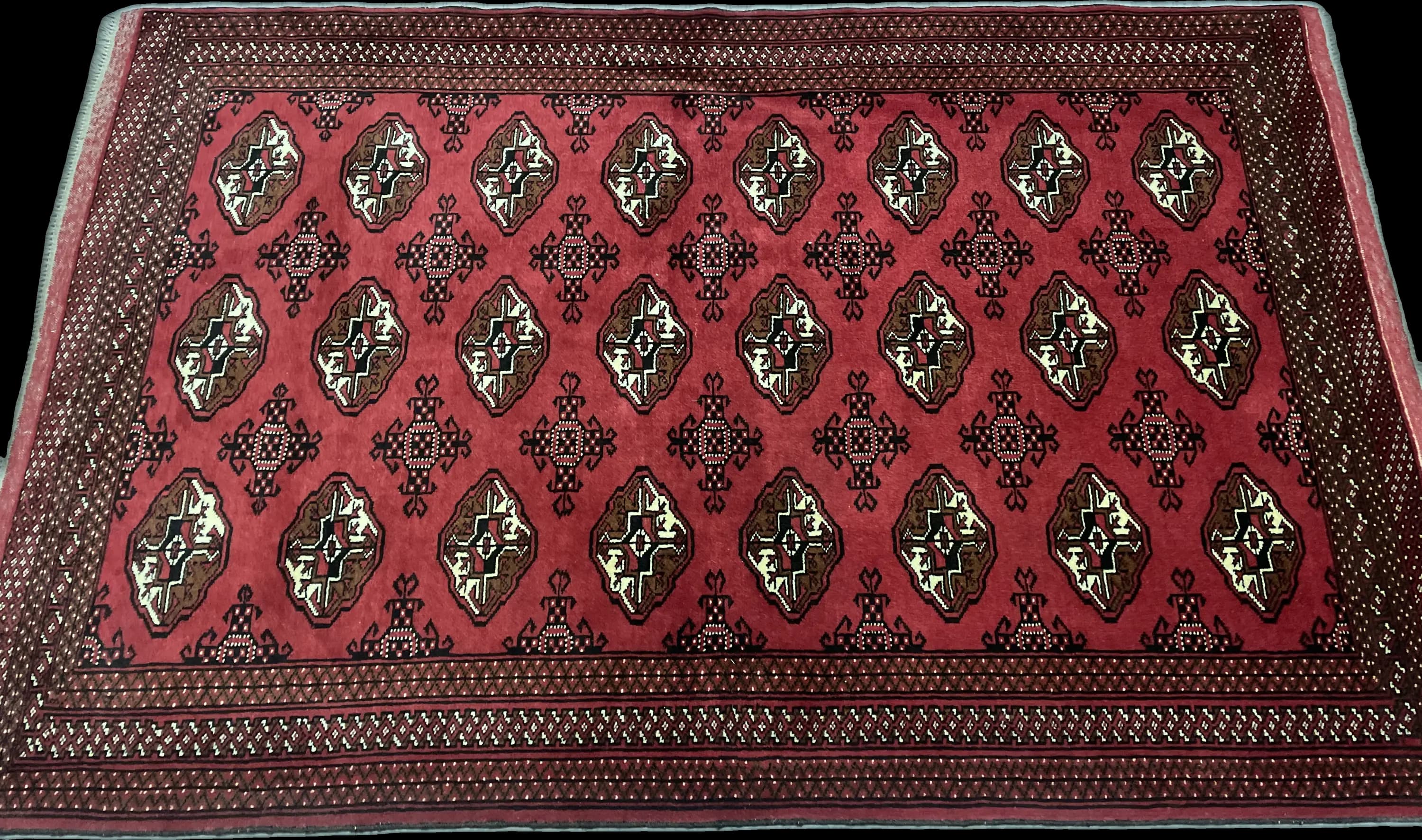 Perspective view of the rug