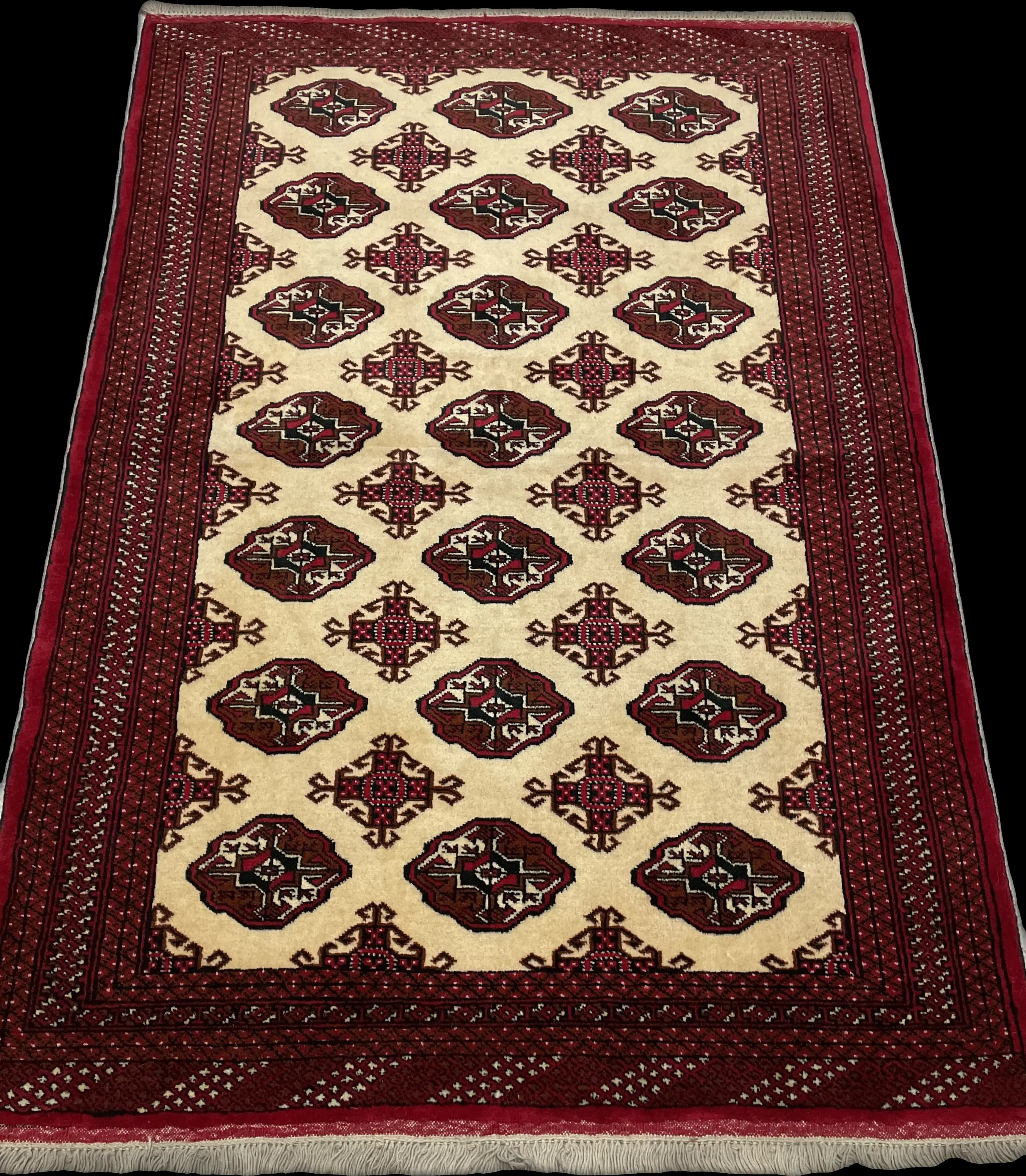 Perspective view of the rug