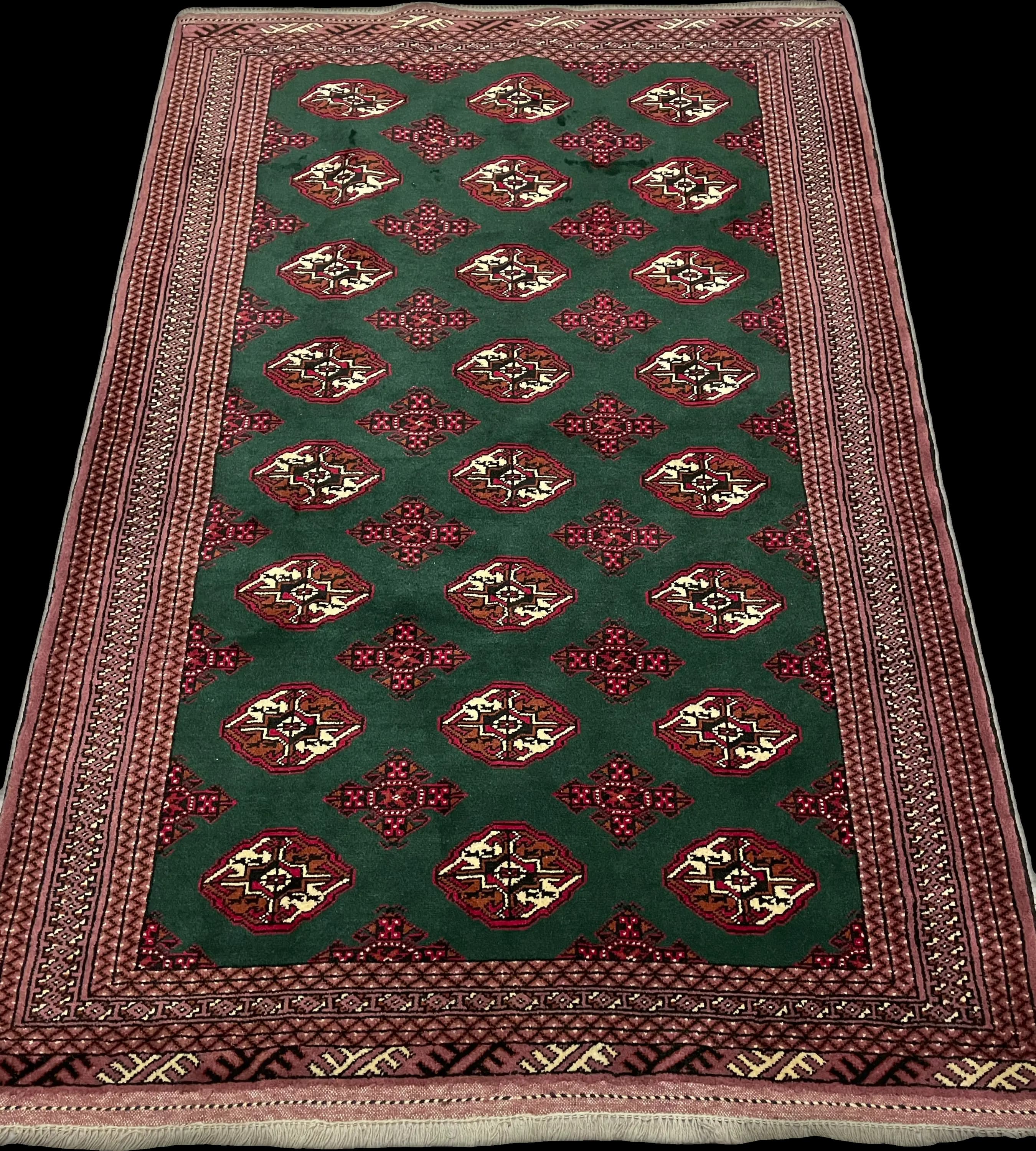 Perspective view of the rug