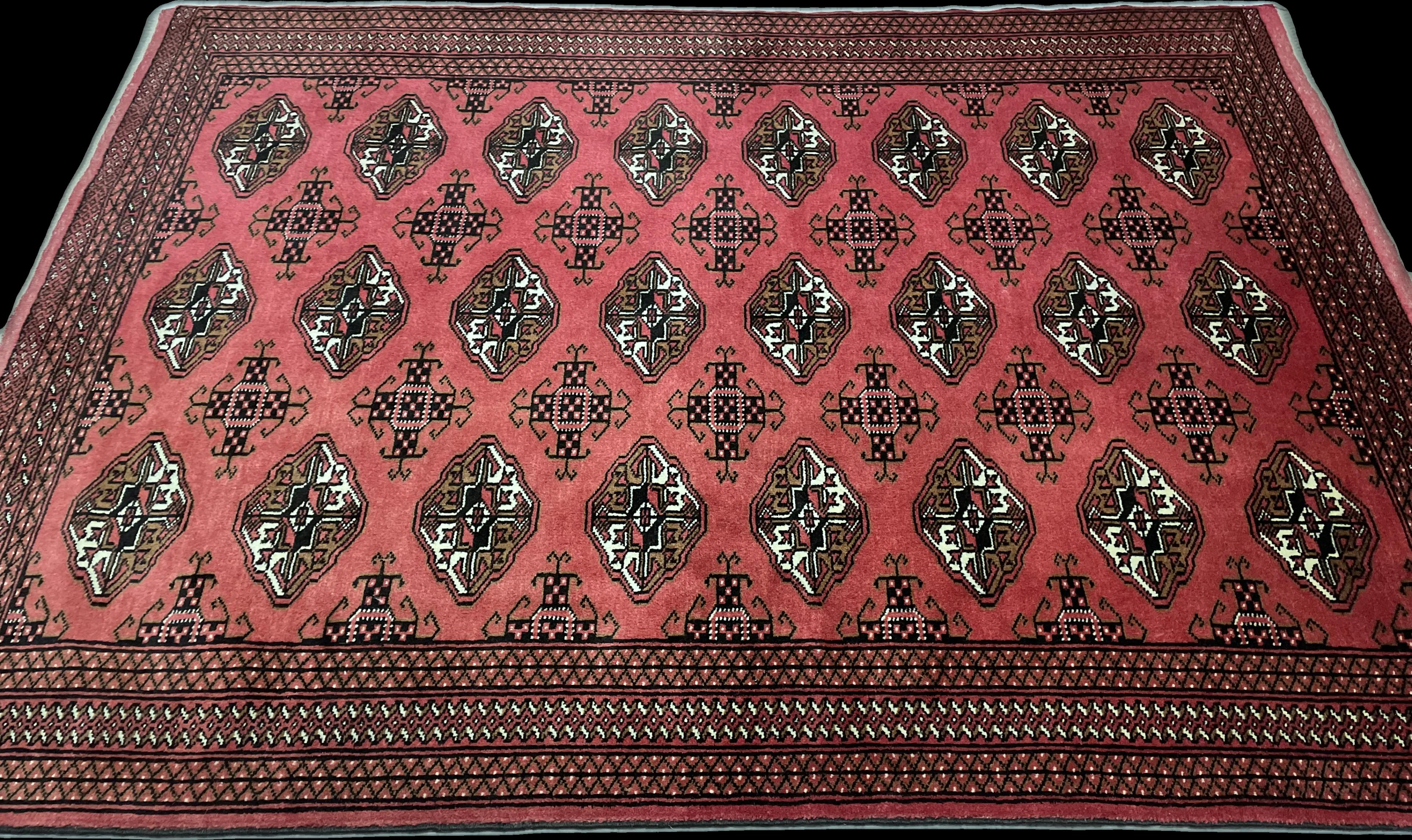 Perspective view of the rug