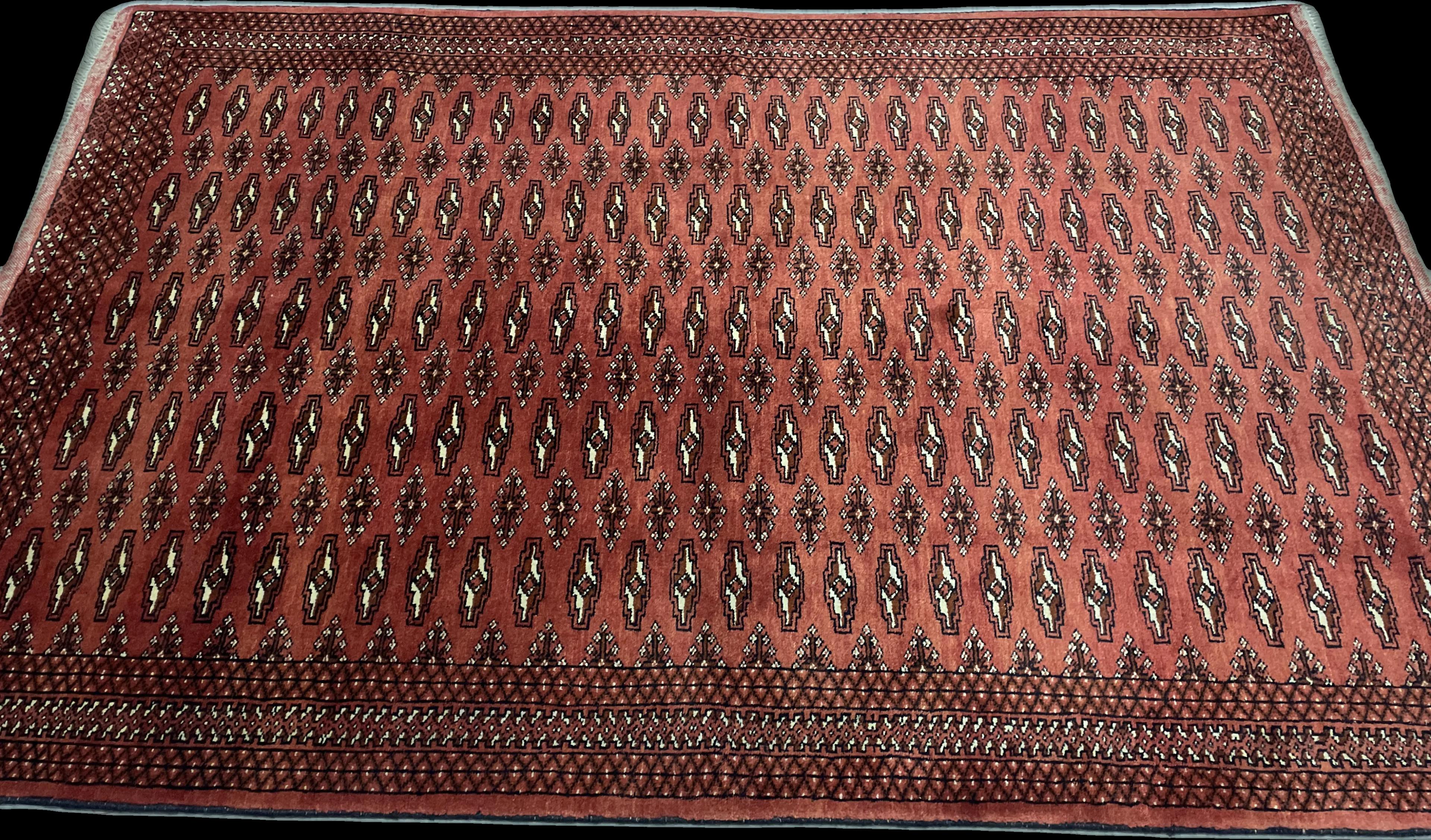 Perspective view of the rug