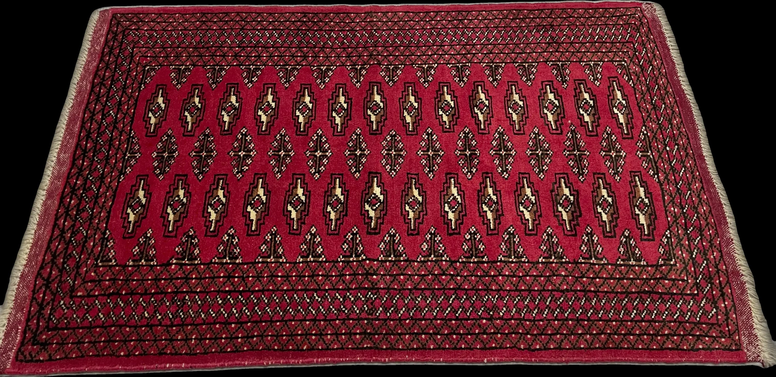 Perspective view of the rug