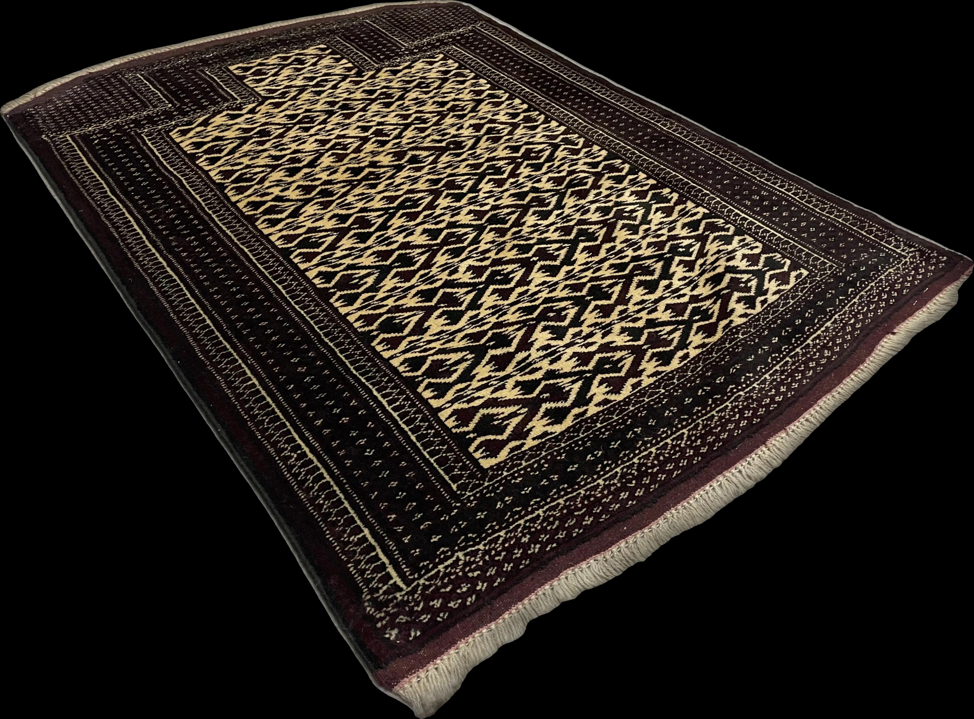 Perspective view of the rug