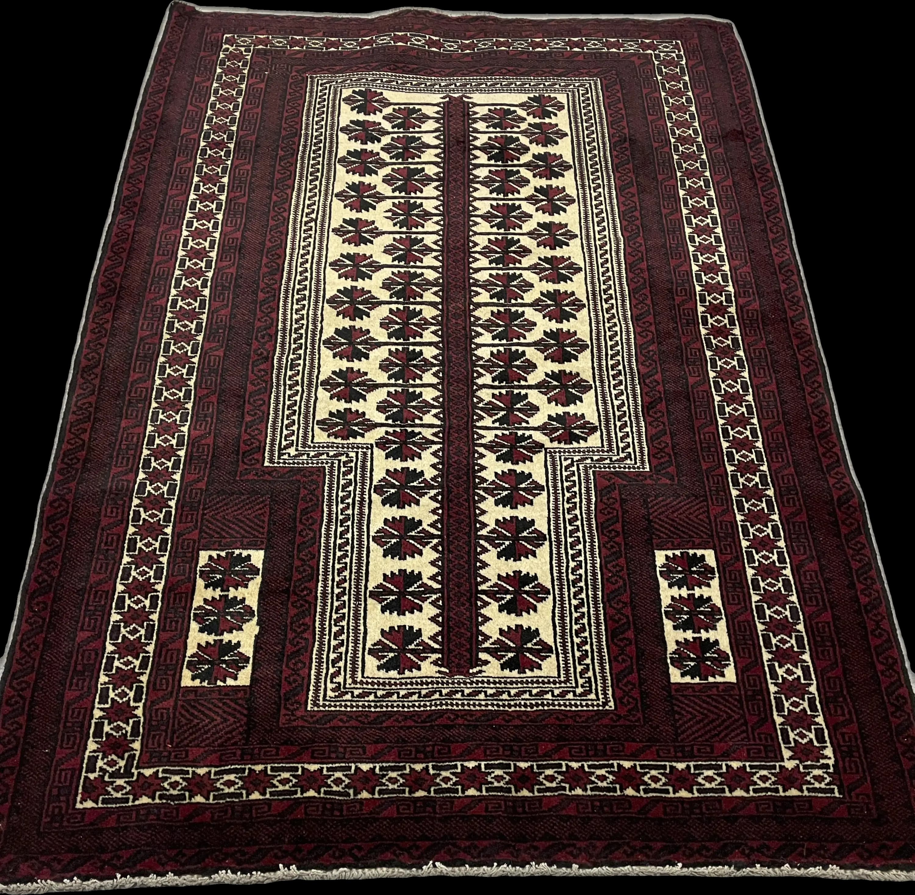 Perspective view of the rug