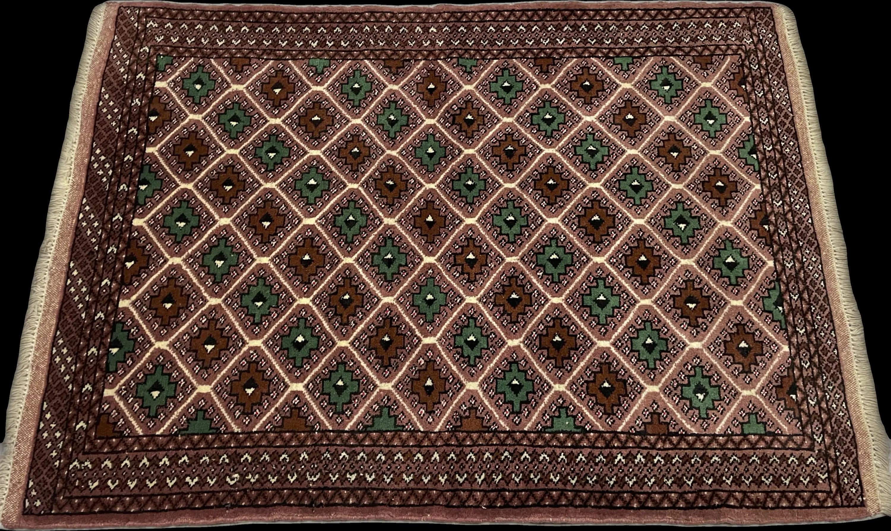 Perspective view of the rug