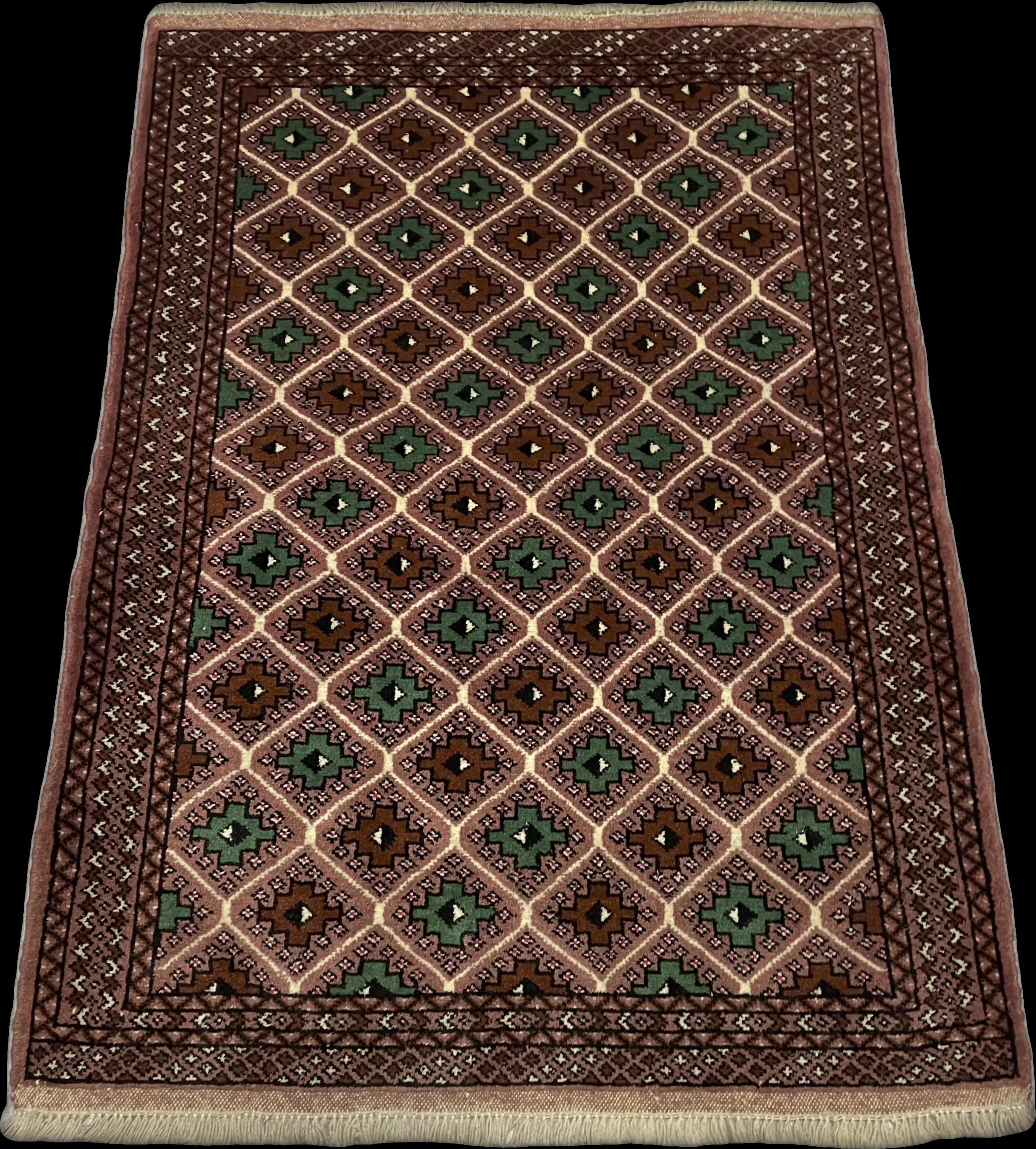 Perspective view of the rug