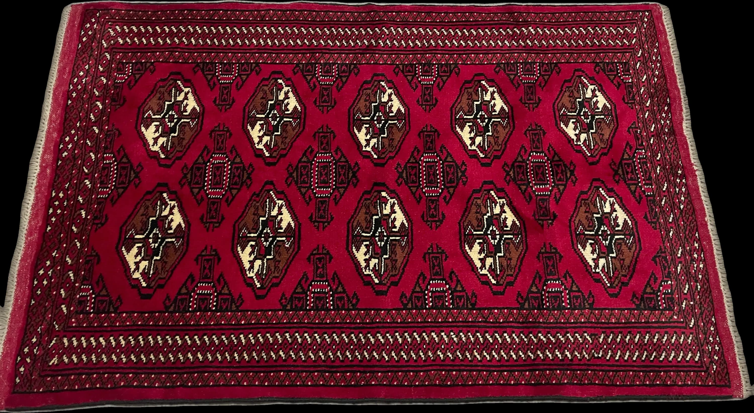 Perspective view of the rug