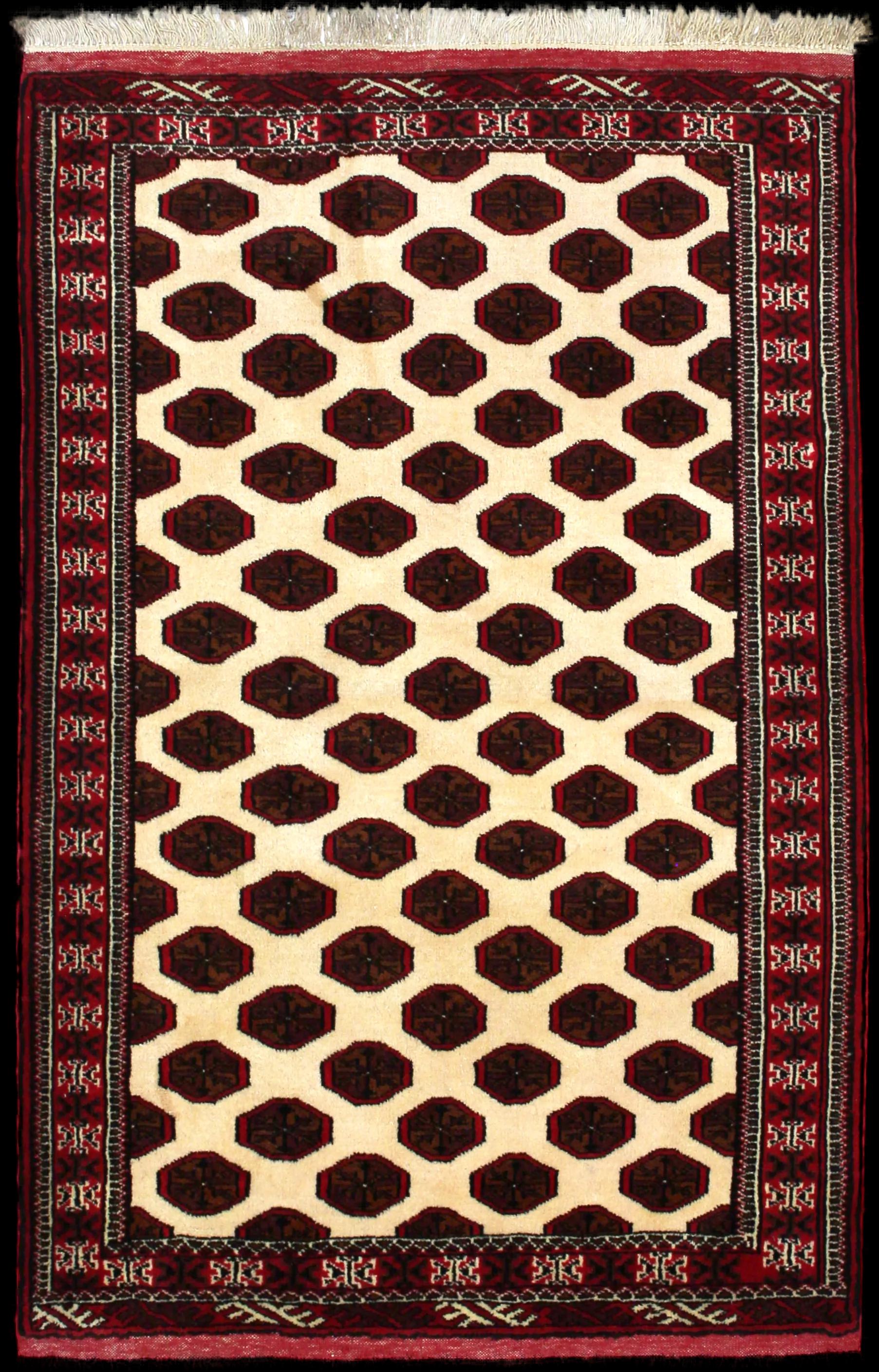 Handmade Perse rug in dimensions 165 centimeters length by 105 centimeters width with mainly Beige et Marron colors