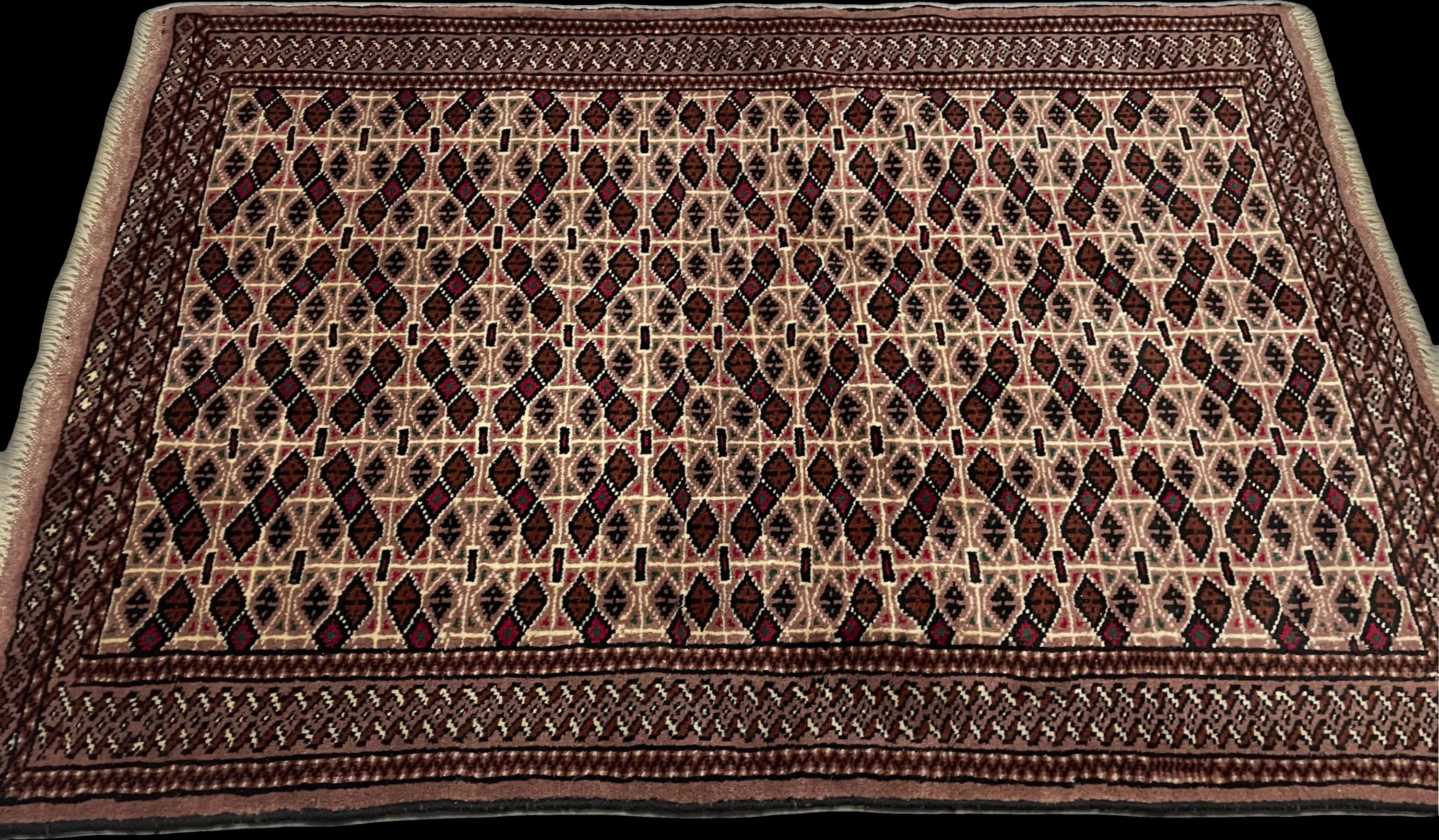 Perspective view of the rug