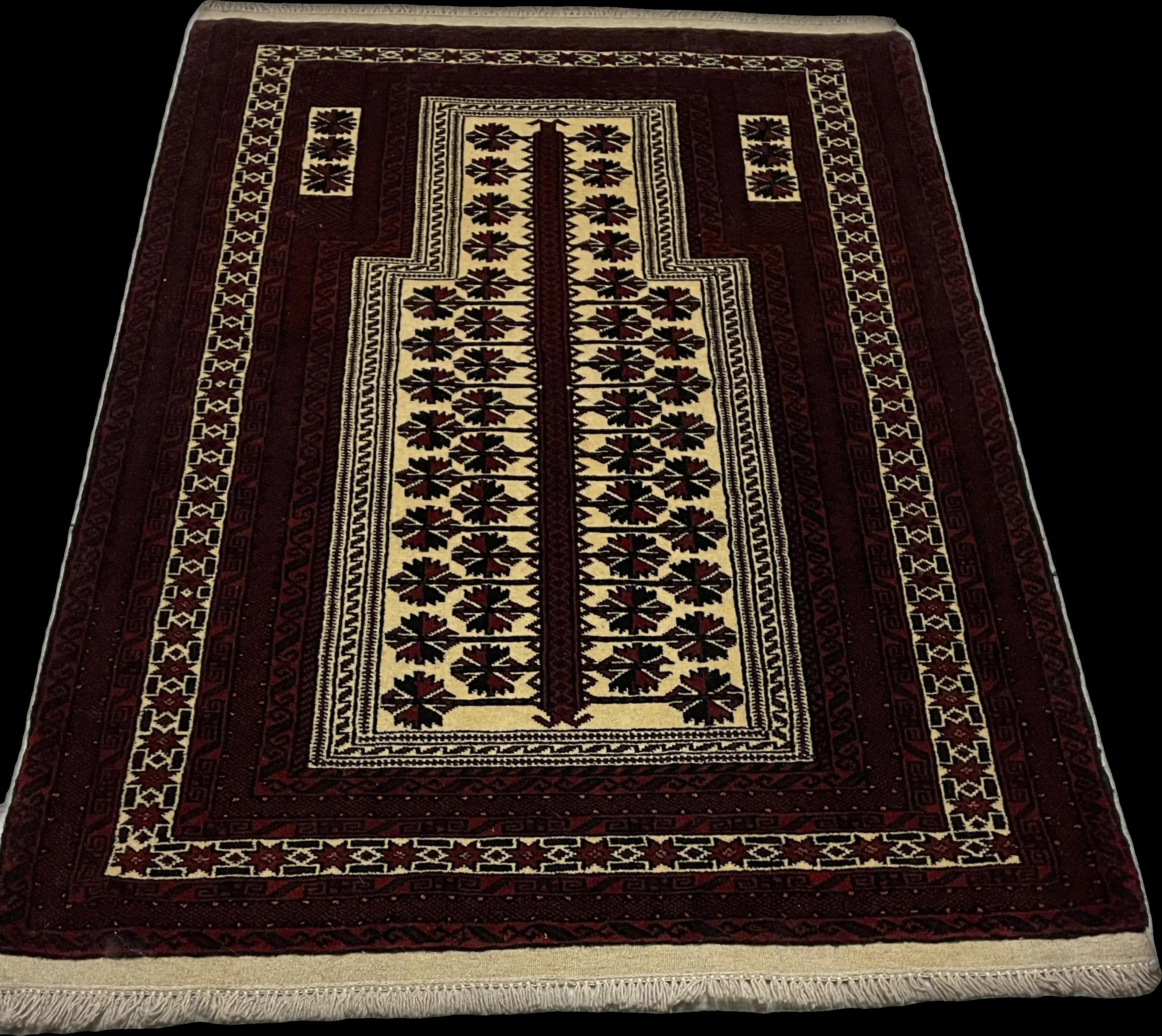 Perspective view of the rug