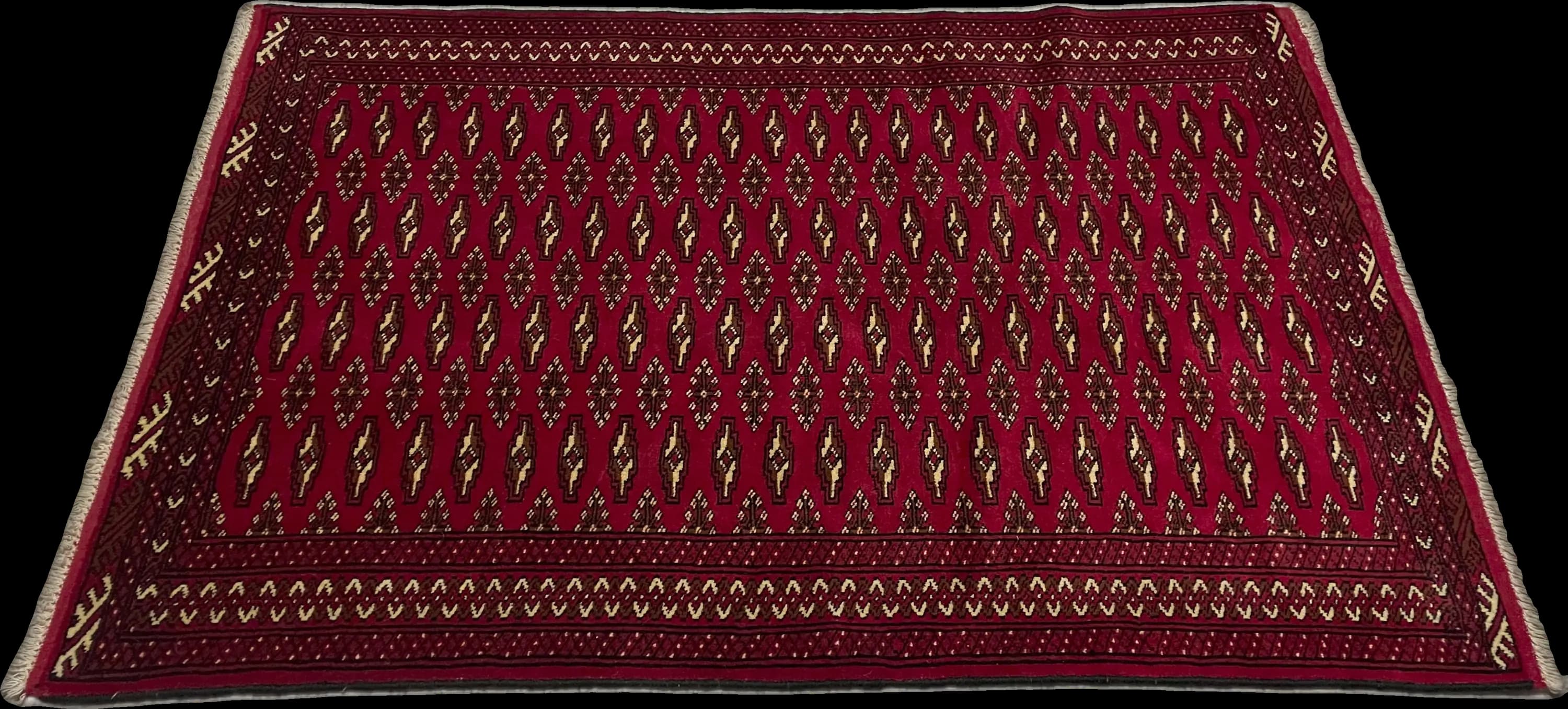 Perspective view of the rug