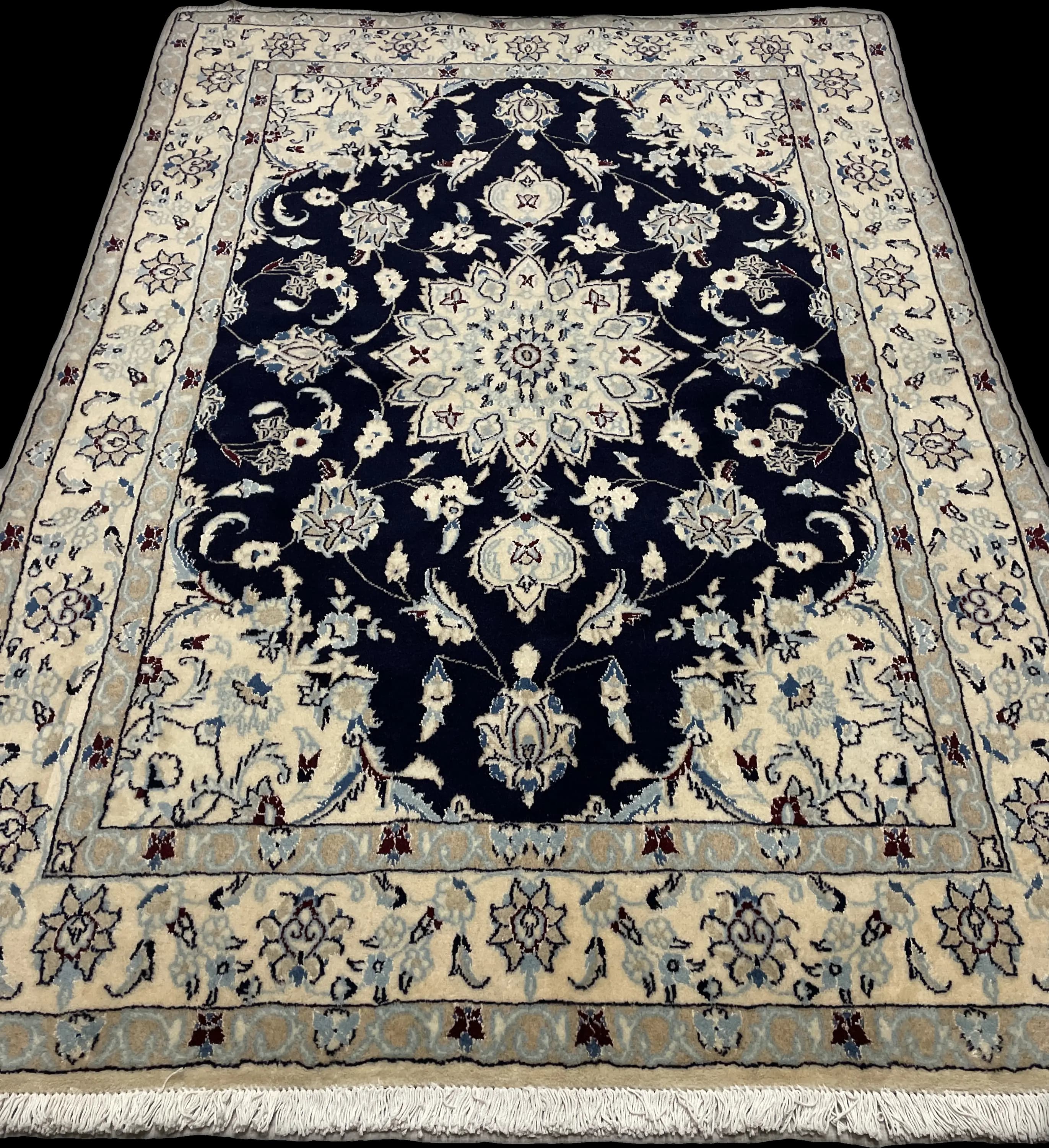 Perspective view of the rug