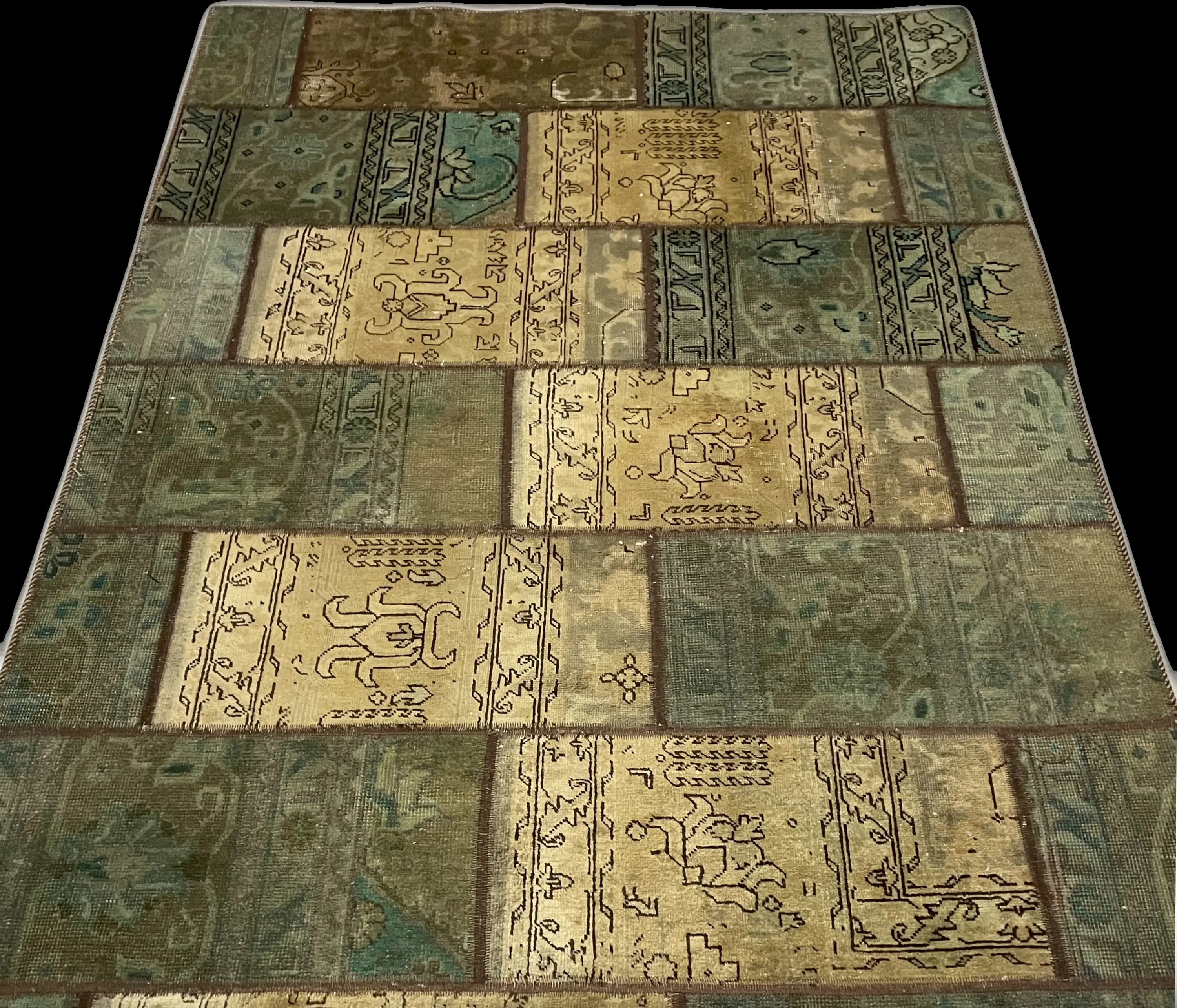 Perspective view of the rug