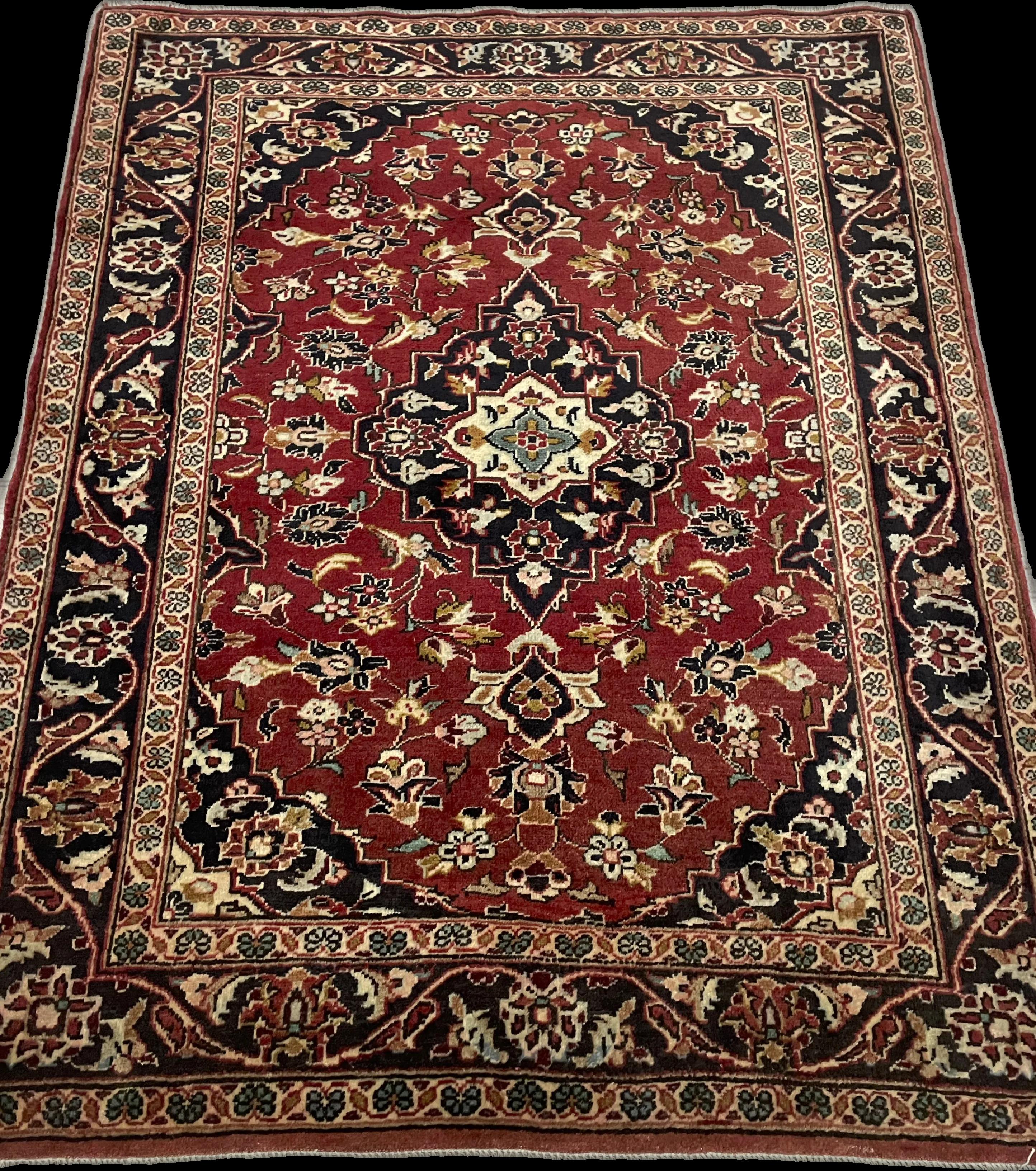 Perspective view of the rug