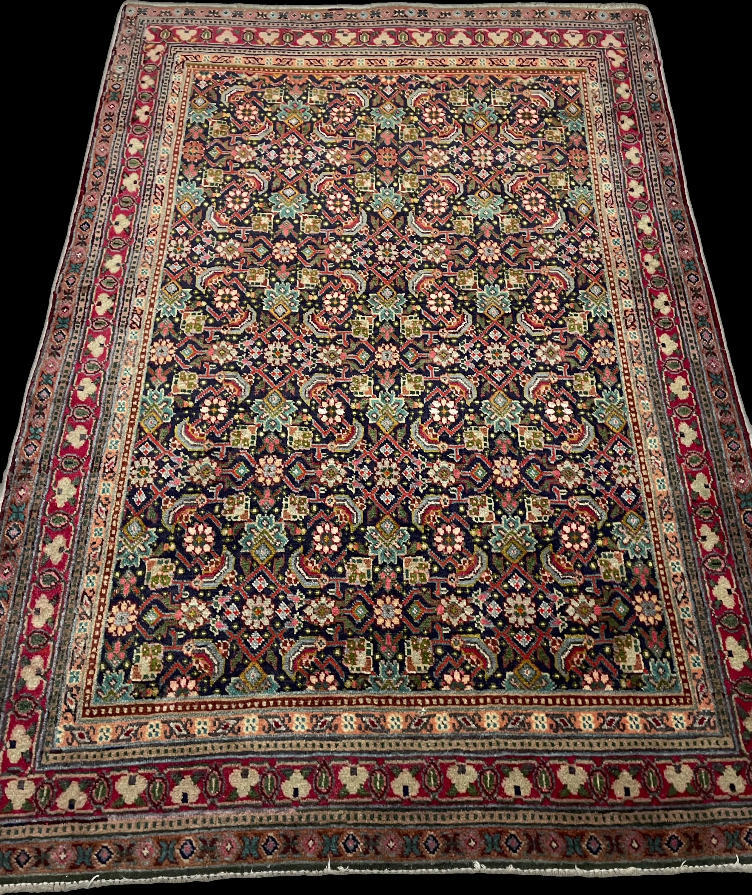 Perspective view of the rug