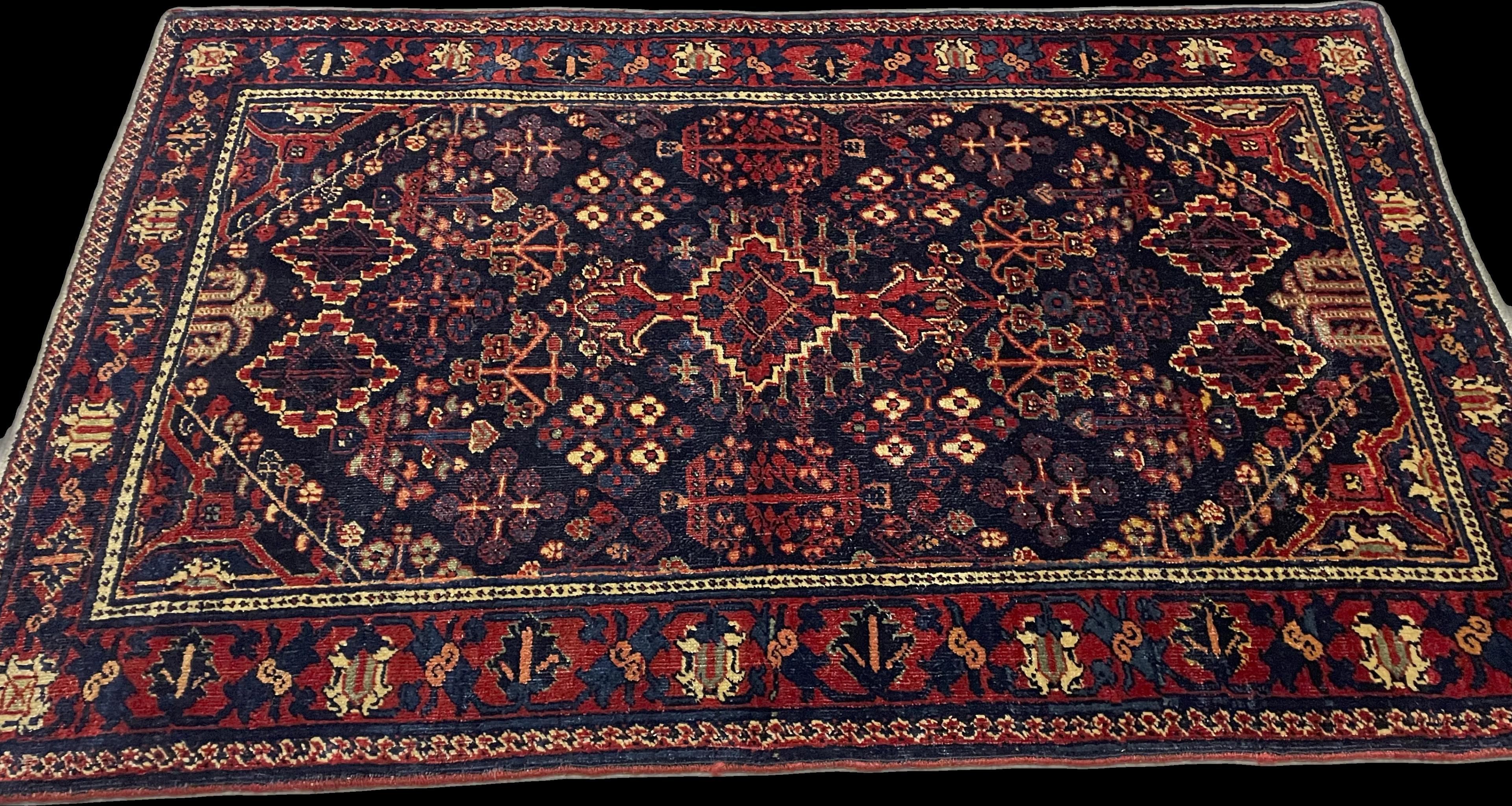 Perspective view of the rug