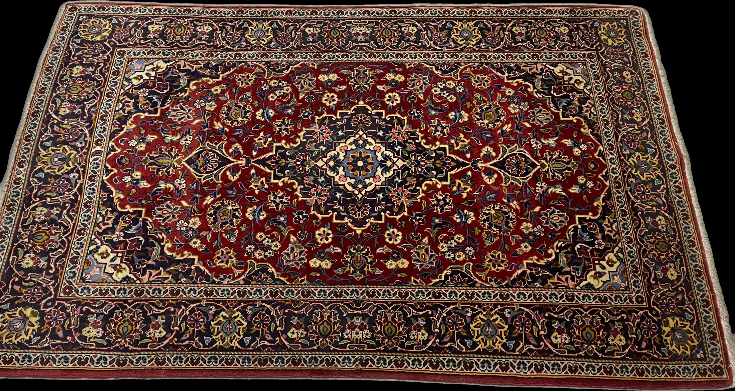 Perspective view of the rug