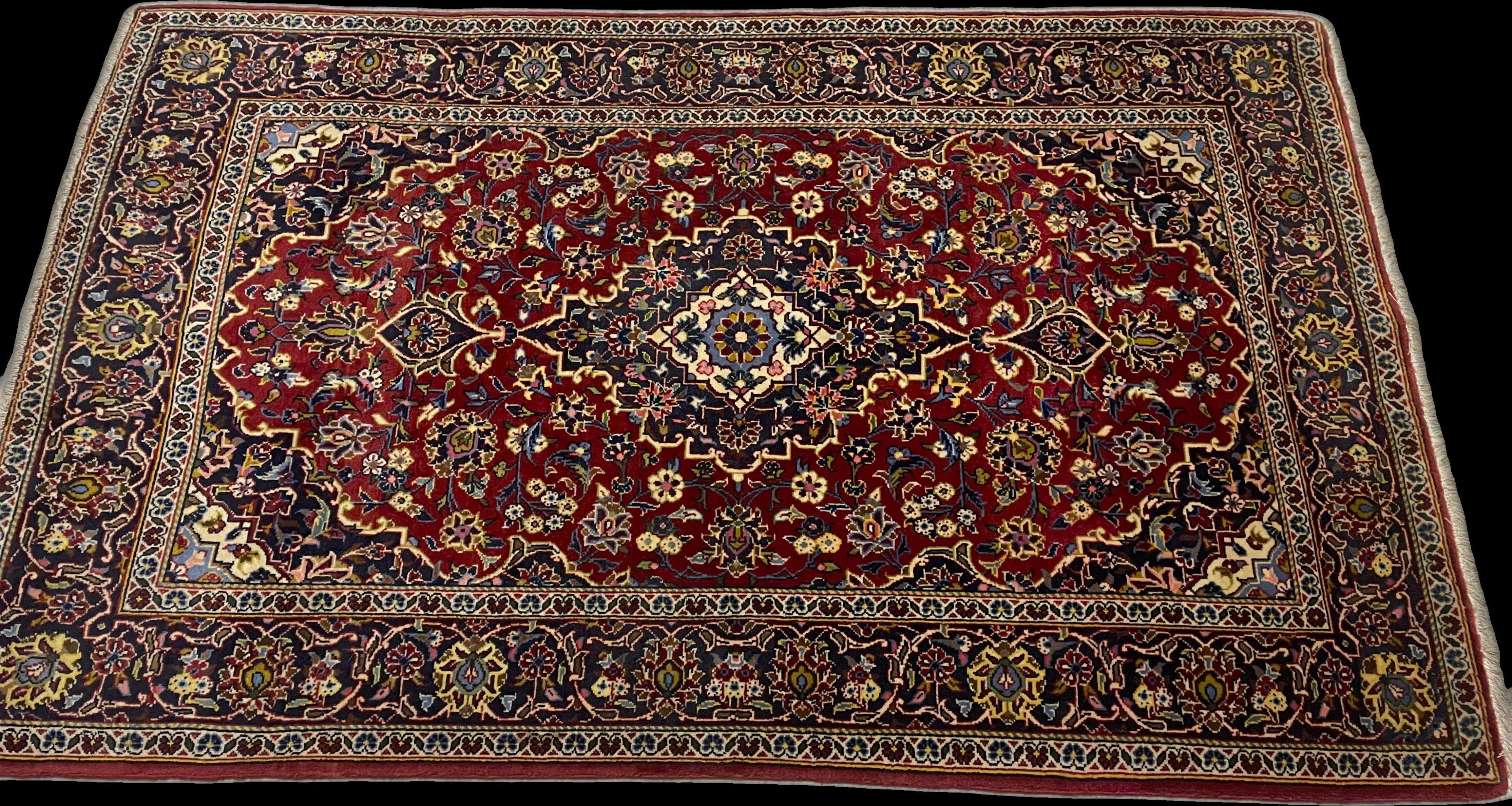 Perspective view of the rug