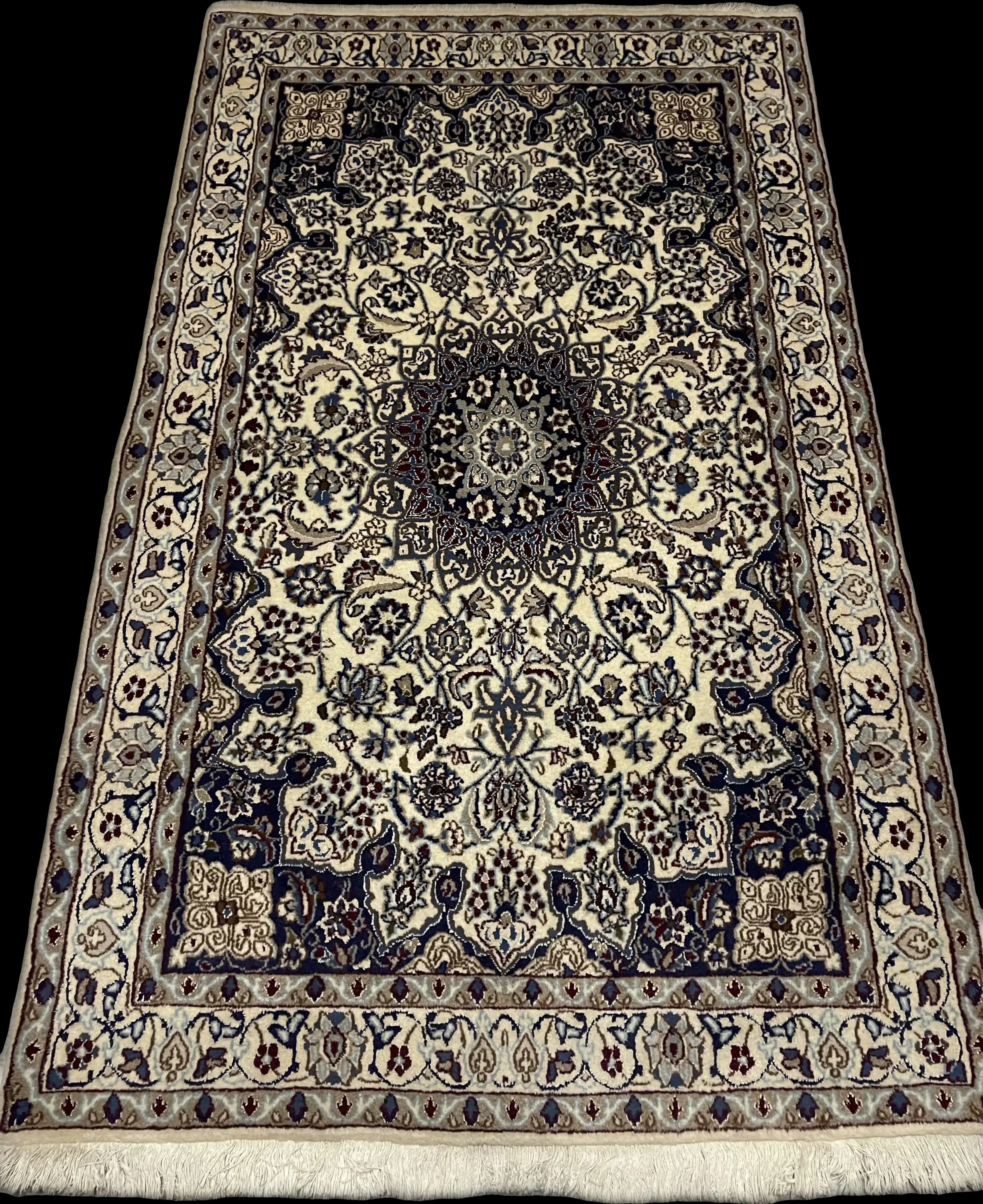 Perspective view of the rug