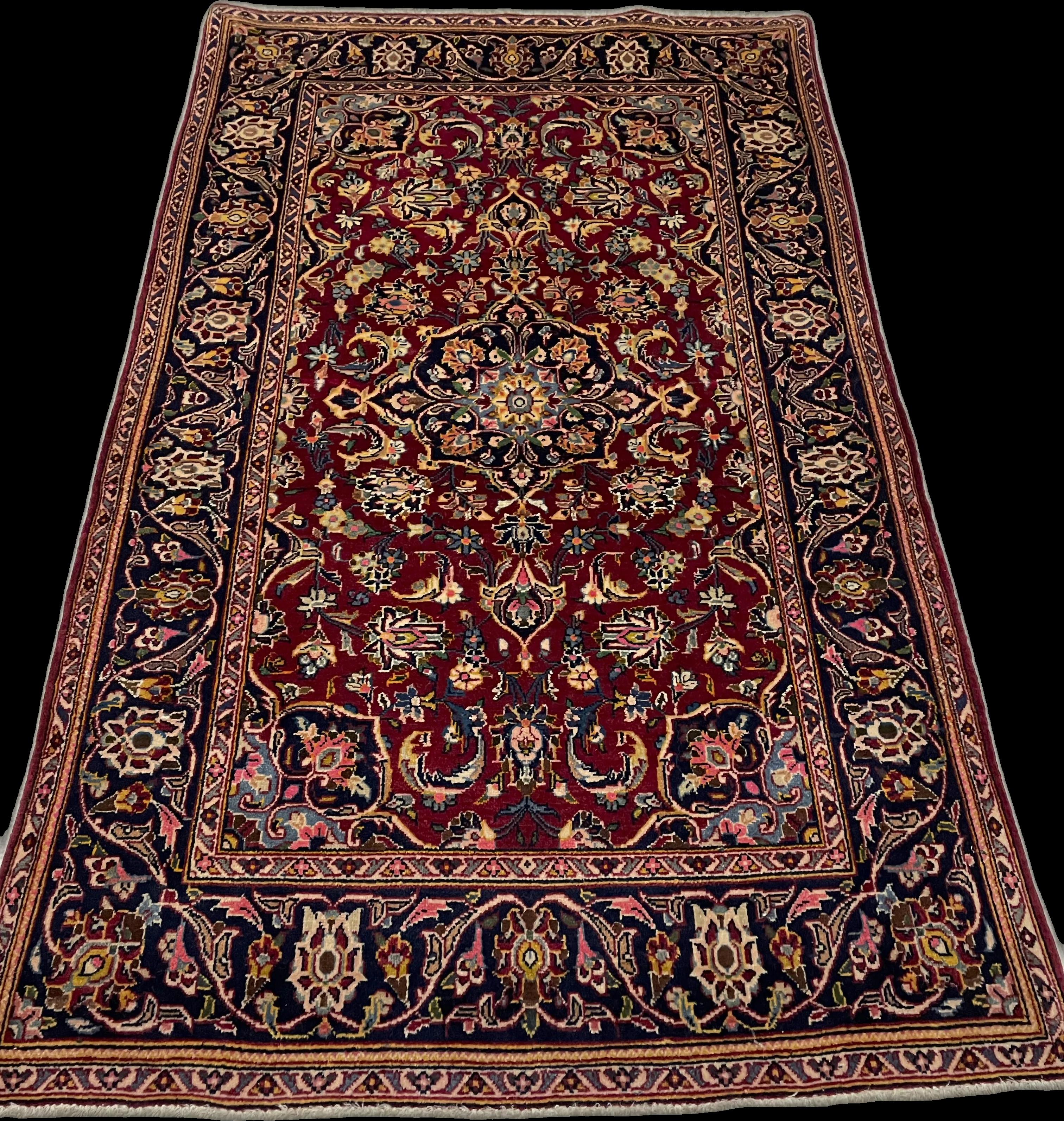 Perspective view of the rug