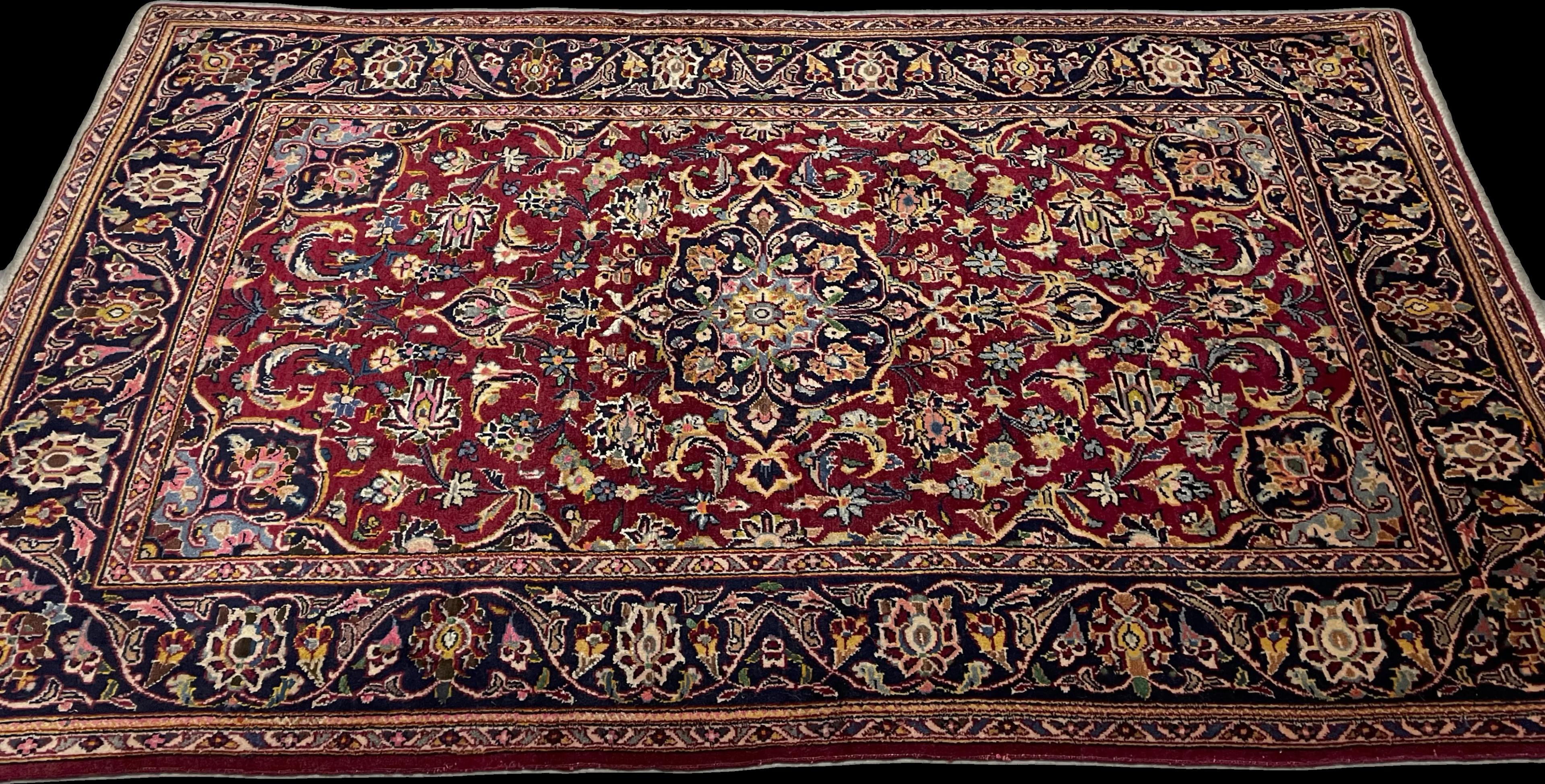 Perspective view of the rug