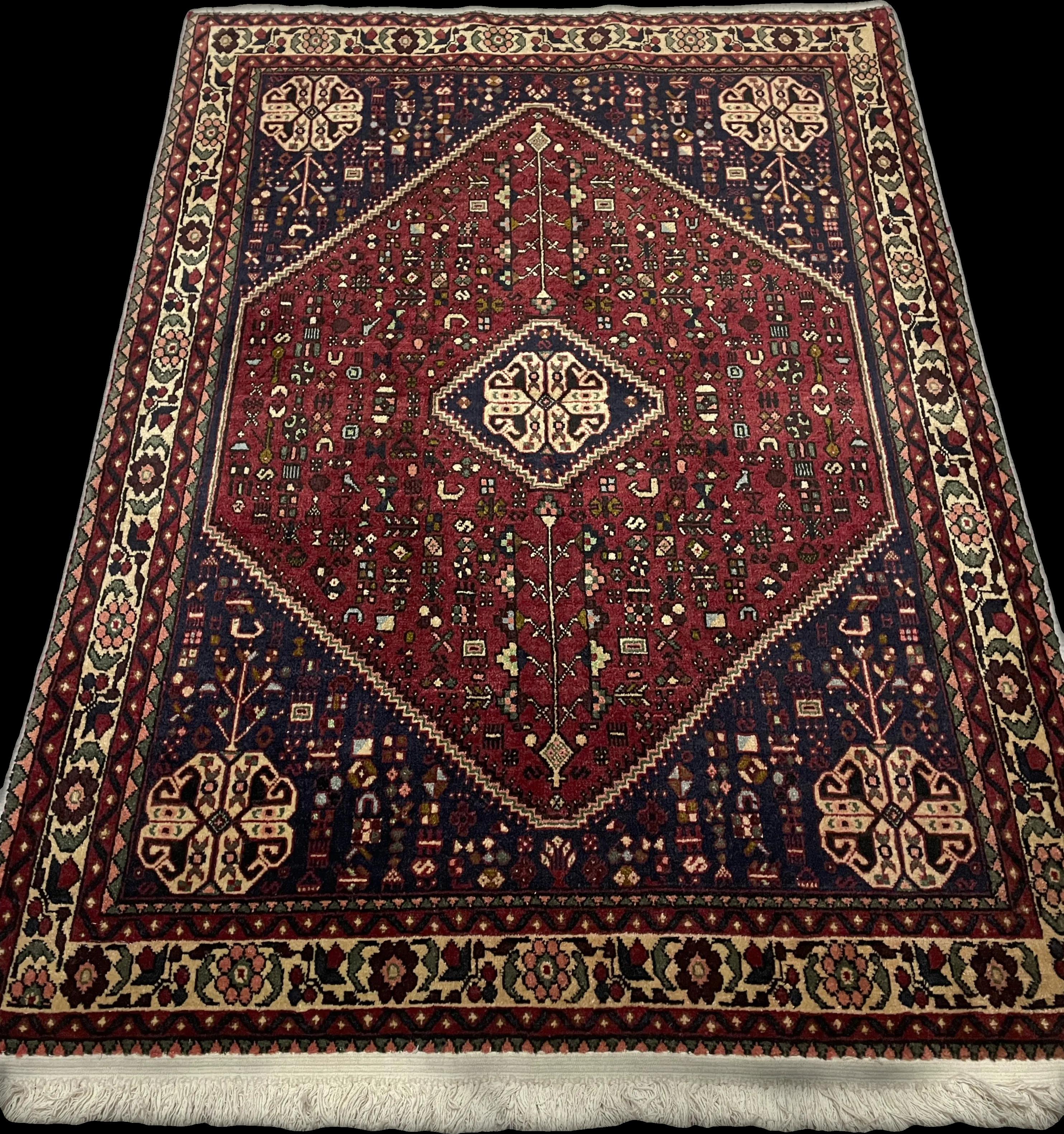 Perspective view of the rug