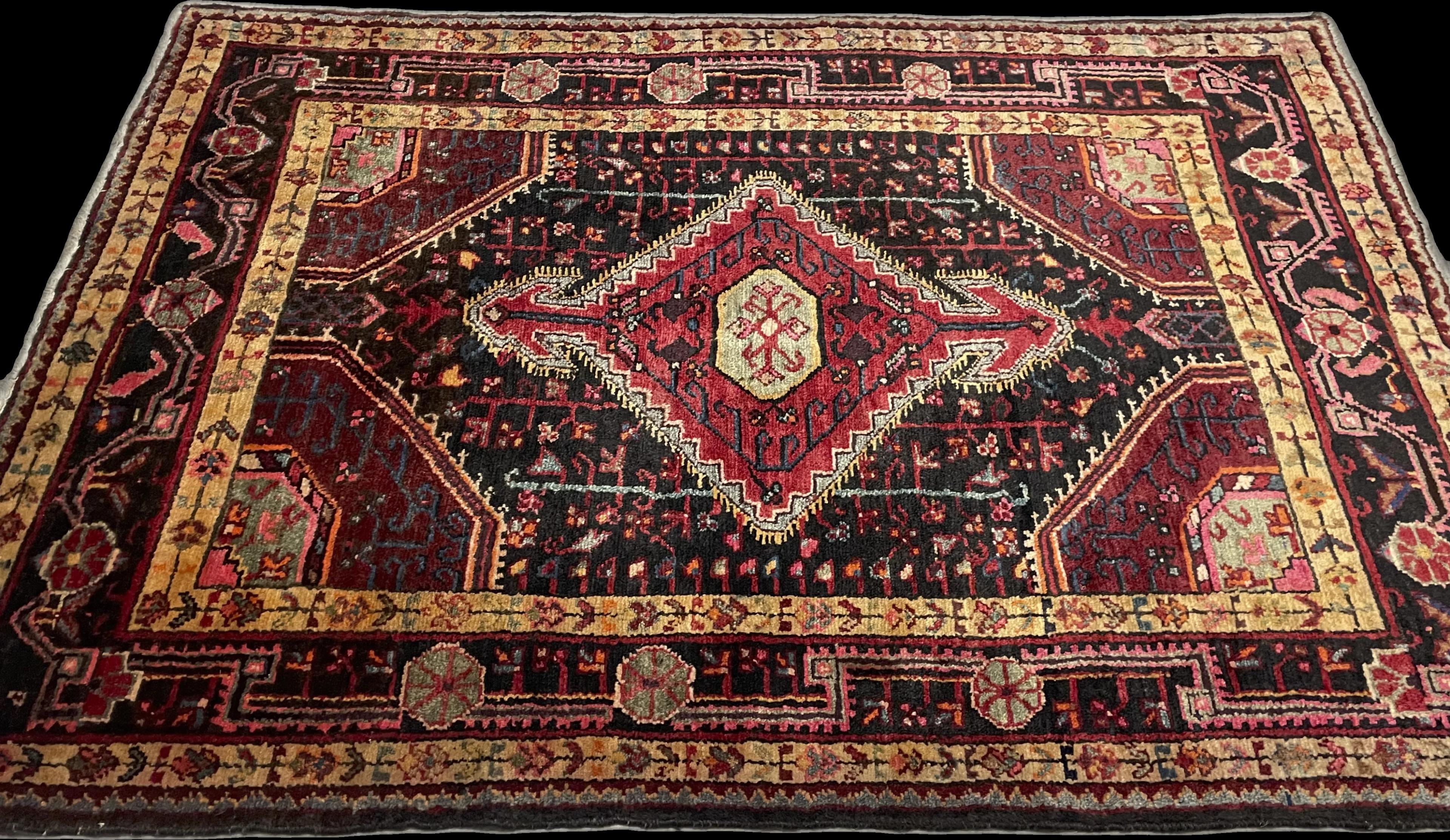 Perspective view of the rug