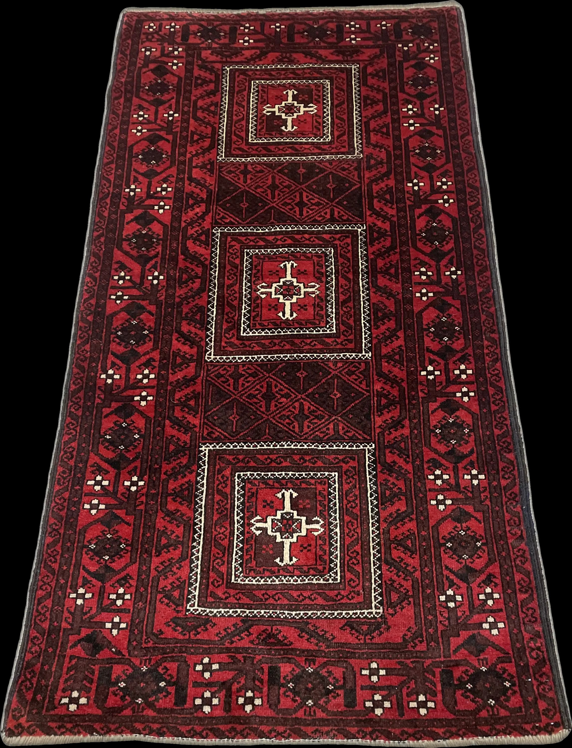 Perspective view of the rug