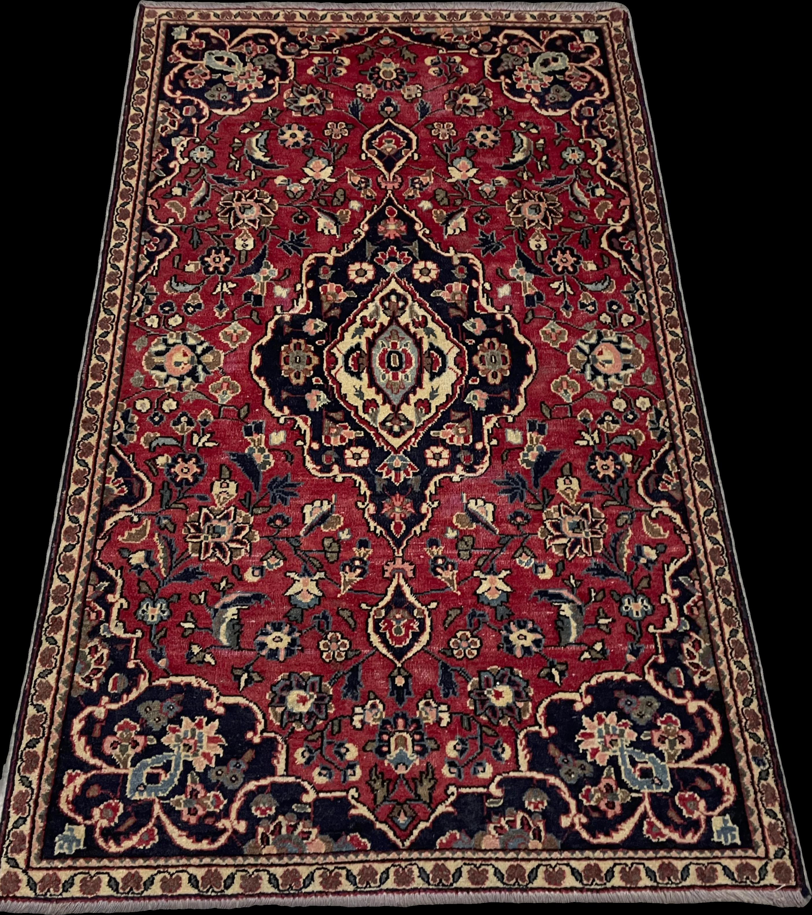 Perspective view of the rug