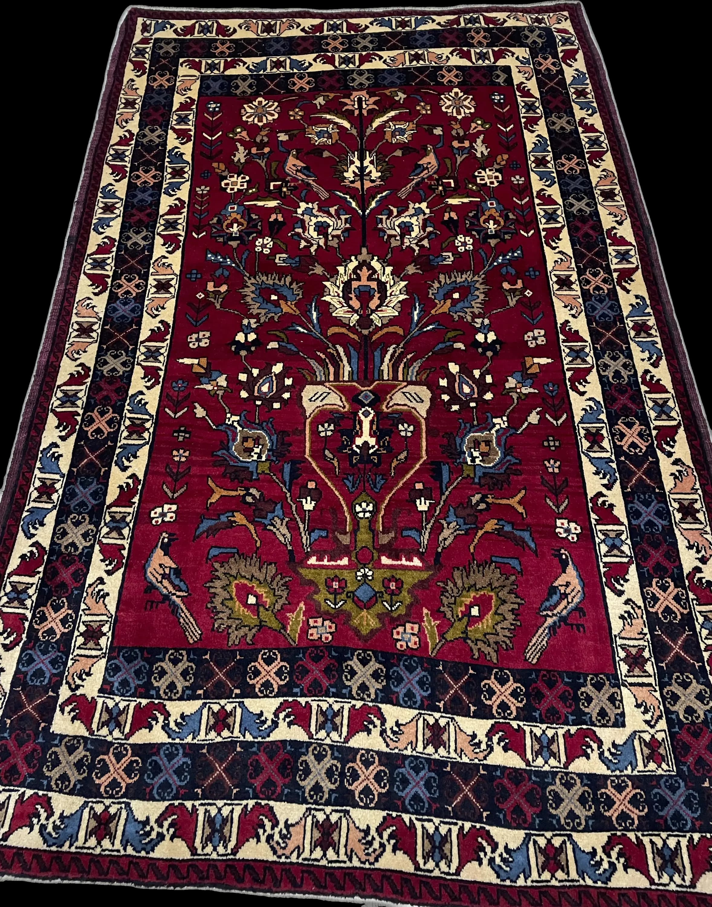 Perspective view of the rug