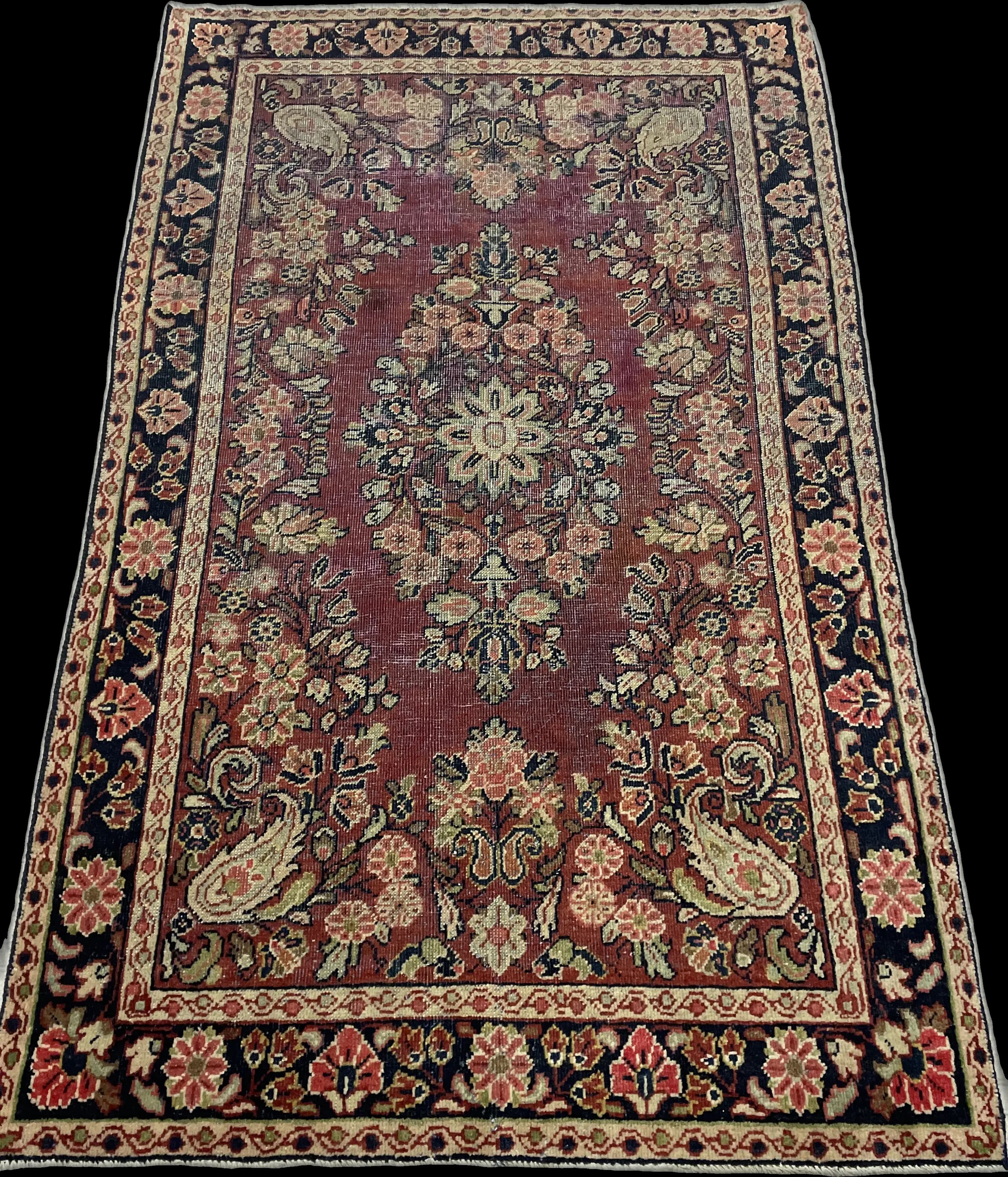 Perspective view of the rug