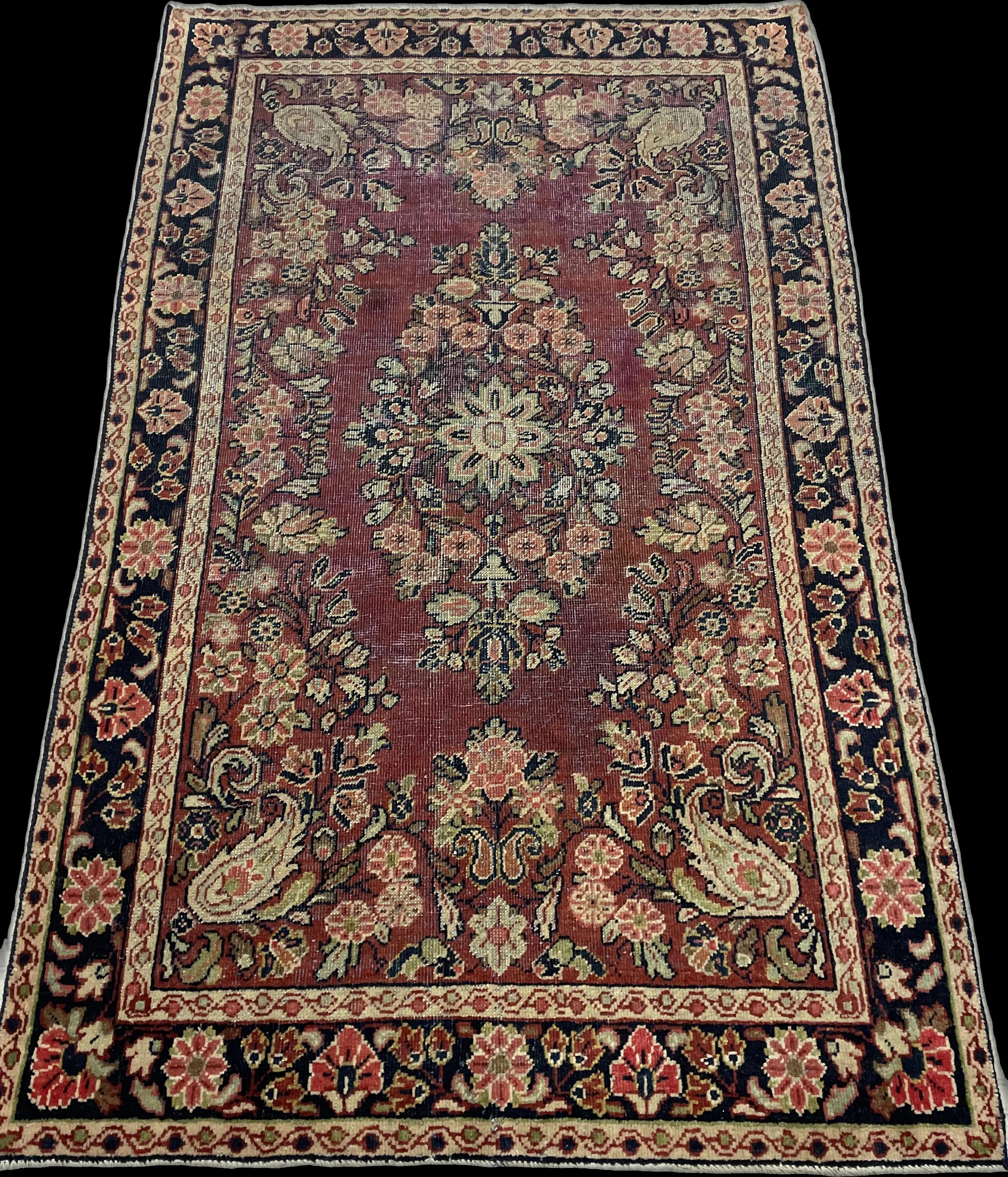 Perspective view of the rug