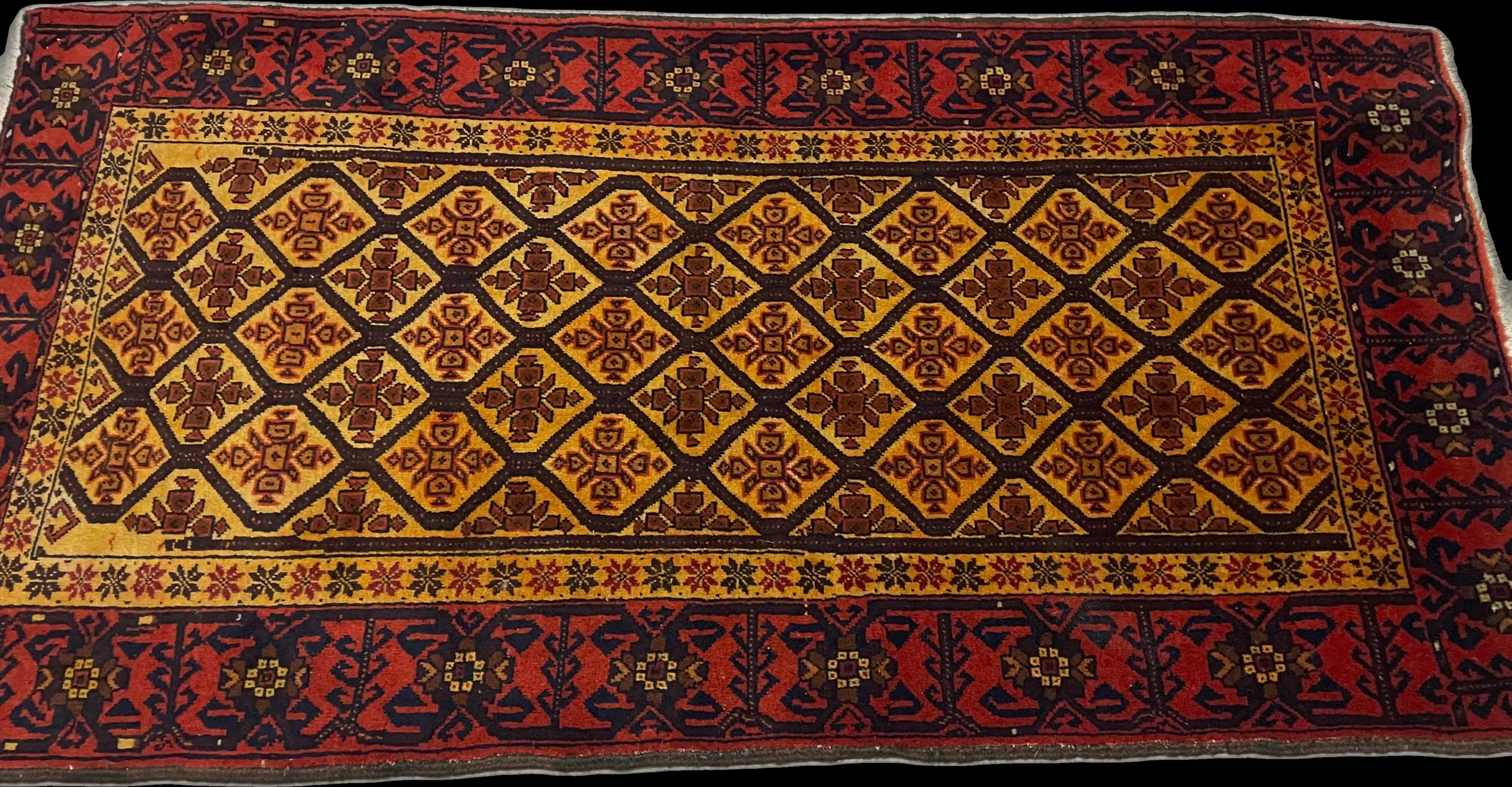 Perspective view of the rug