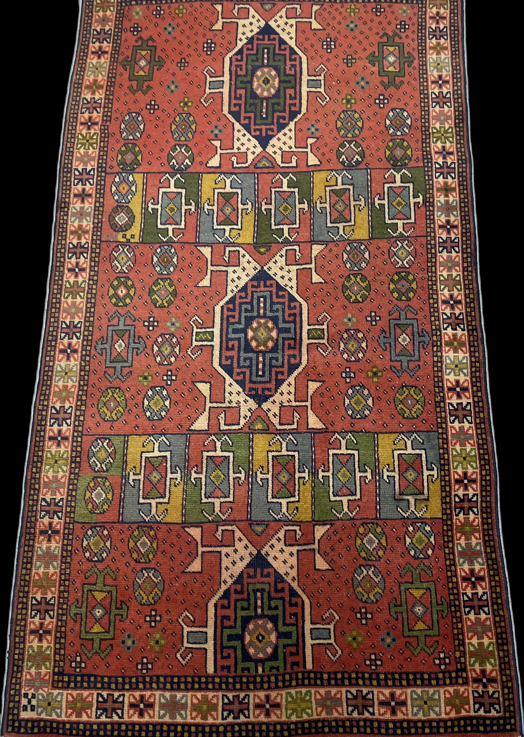 Perspective view of the rug