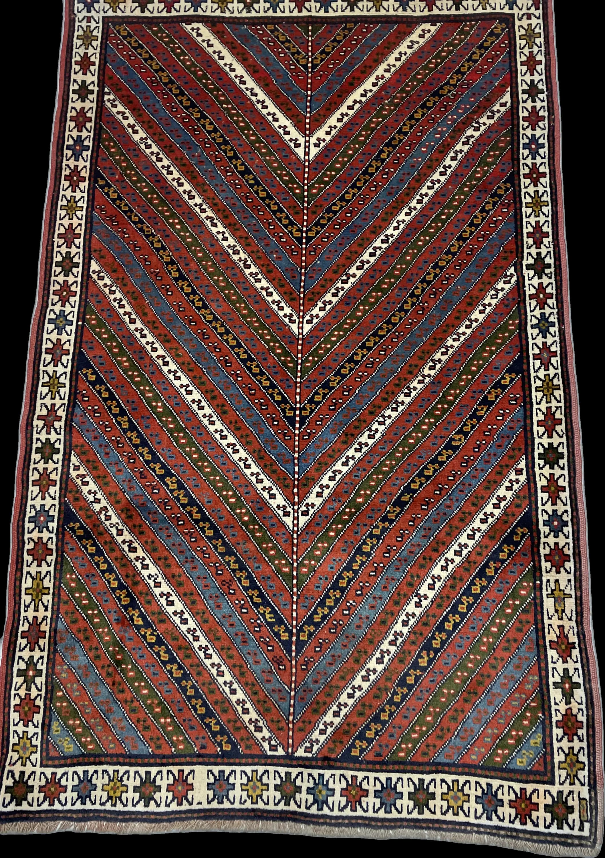 Perspective view of the rug