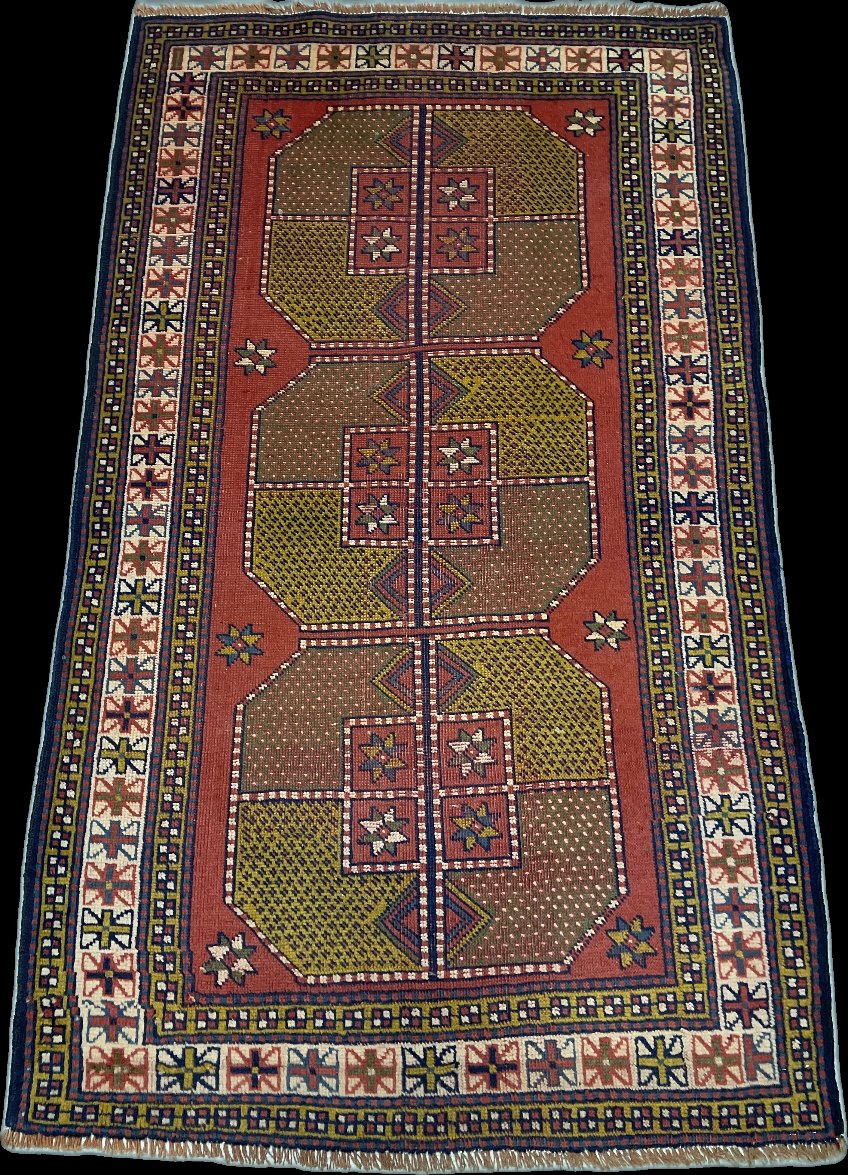 Perspective view of the rug