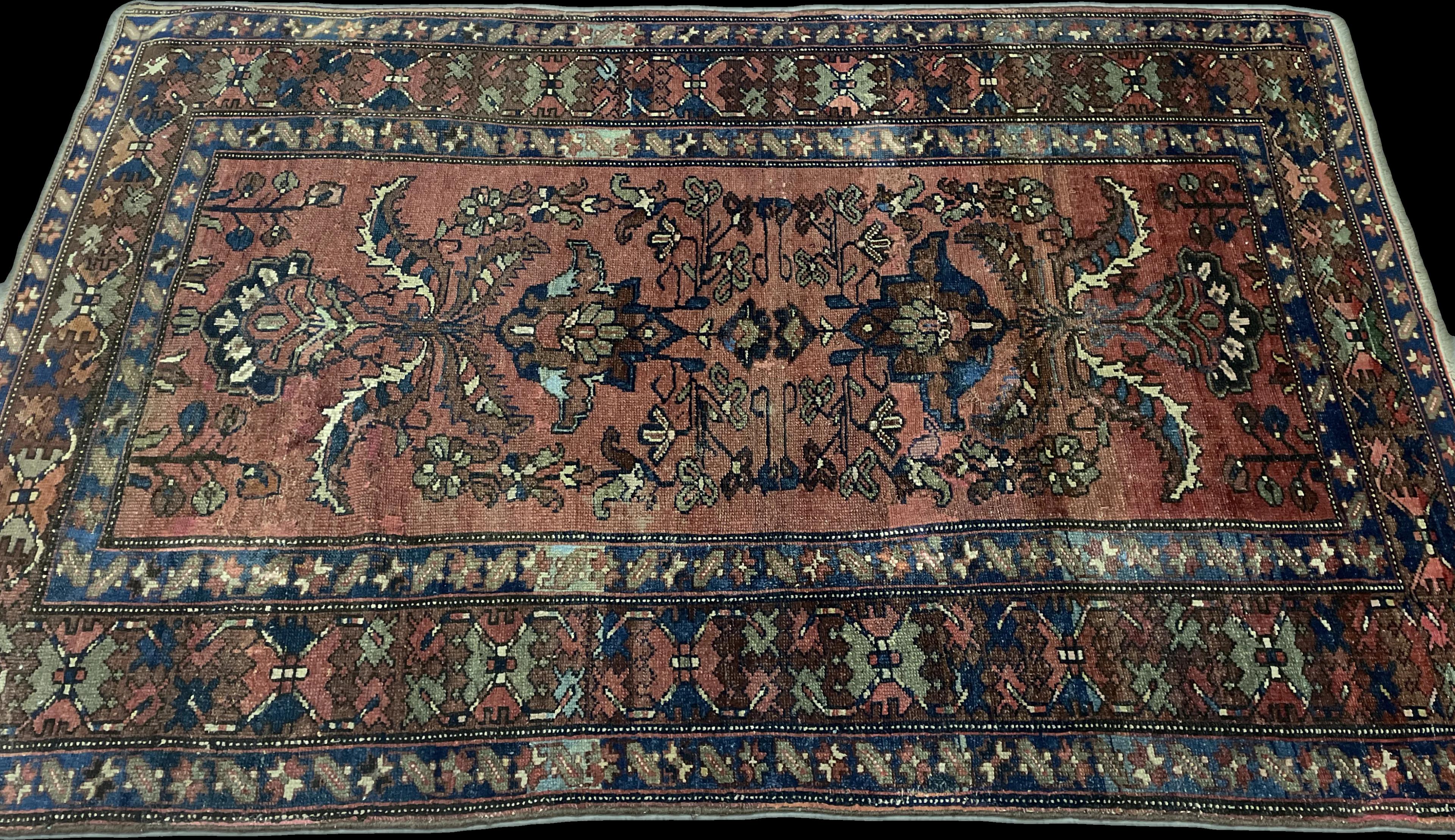 Perspective view of the rug