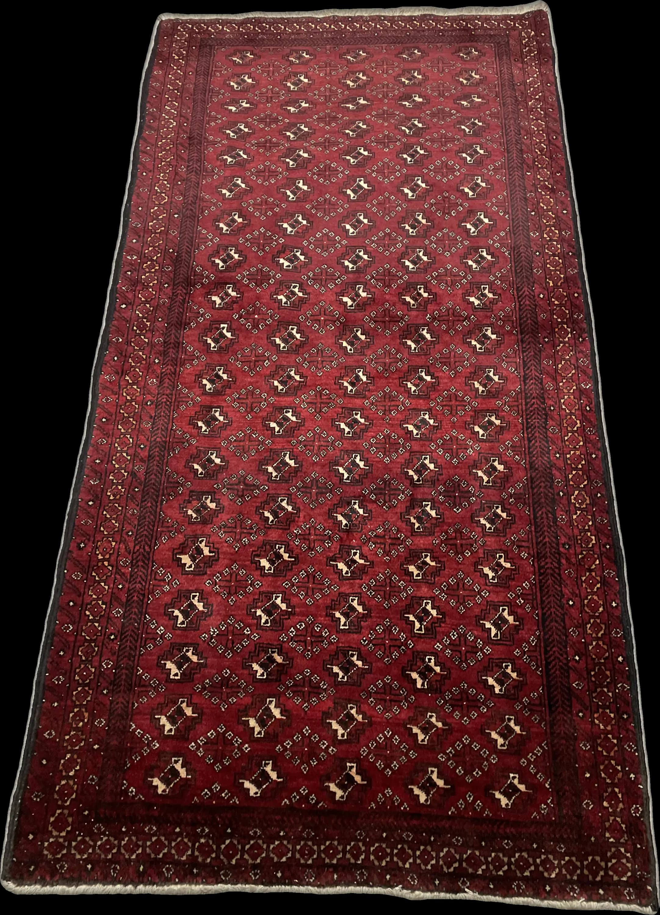 Perspective view of the rug