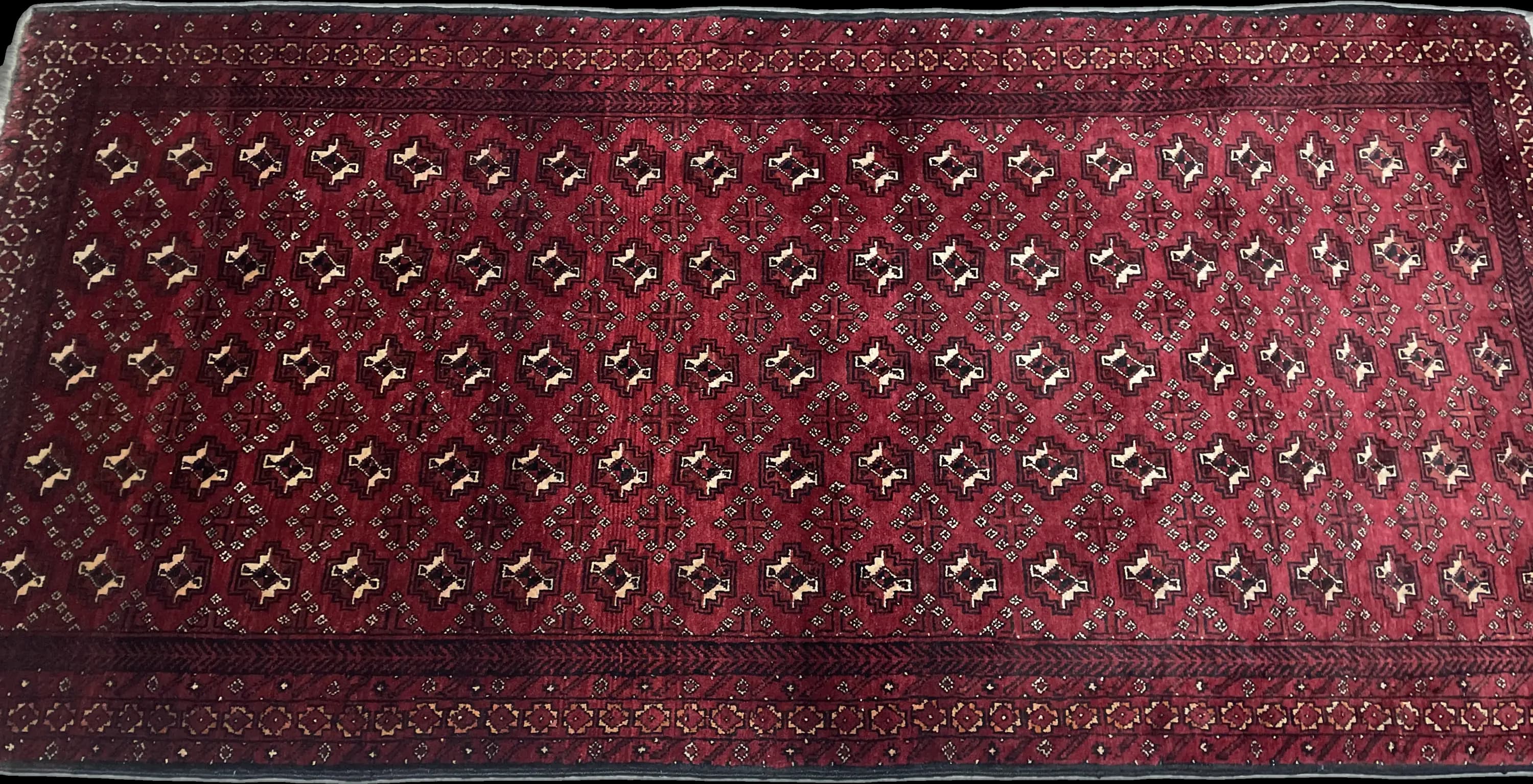 Perspective view of the rug