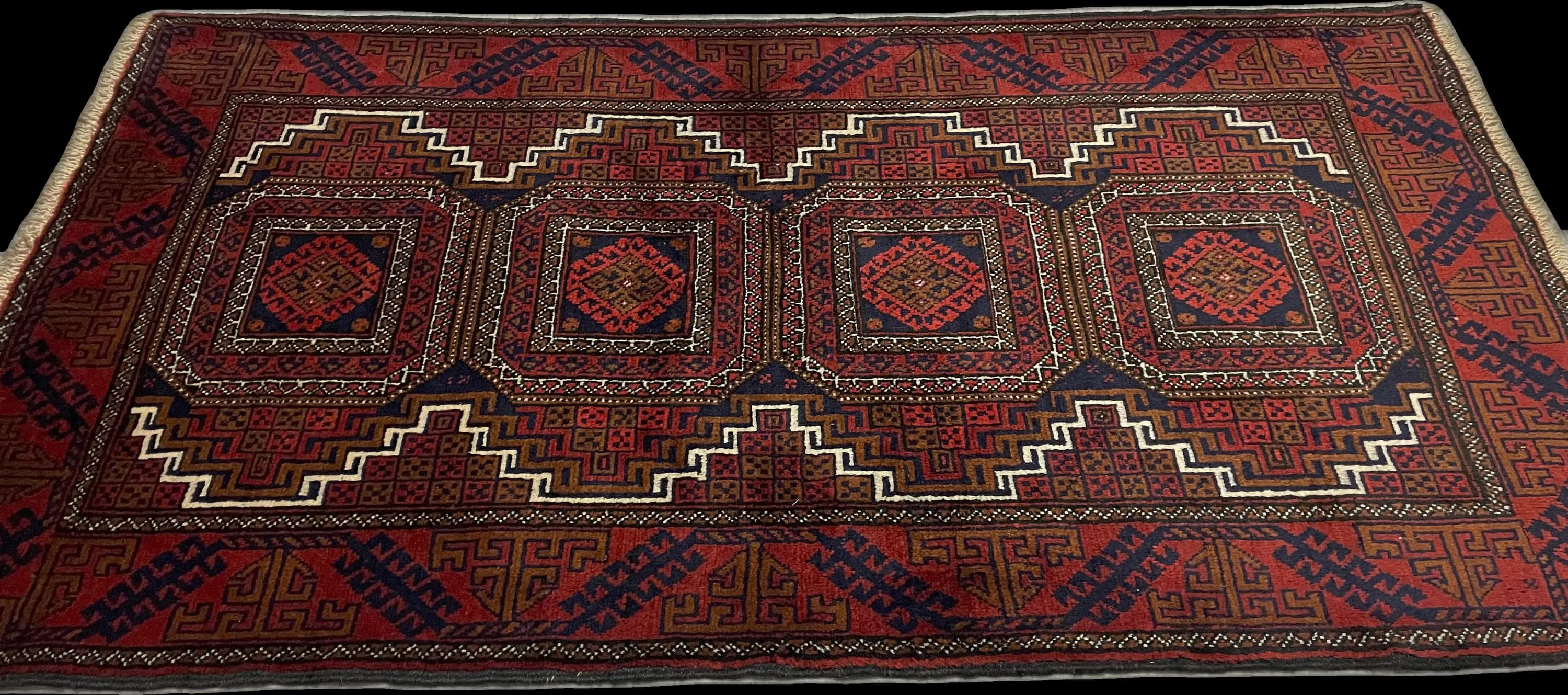 Perspective view of the rug