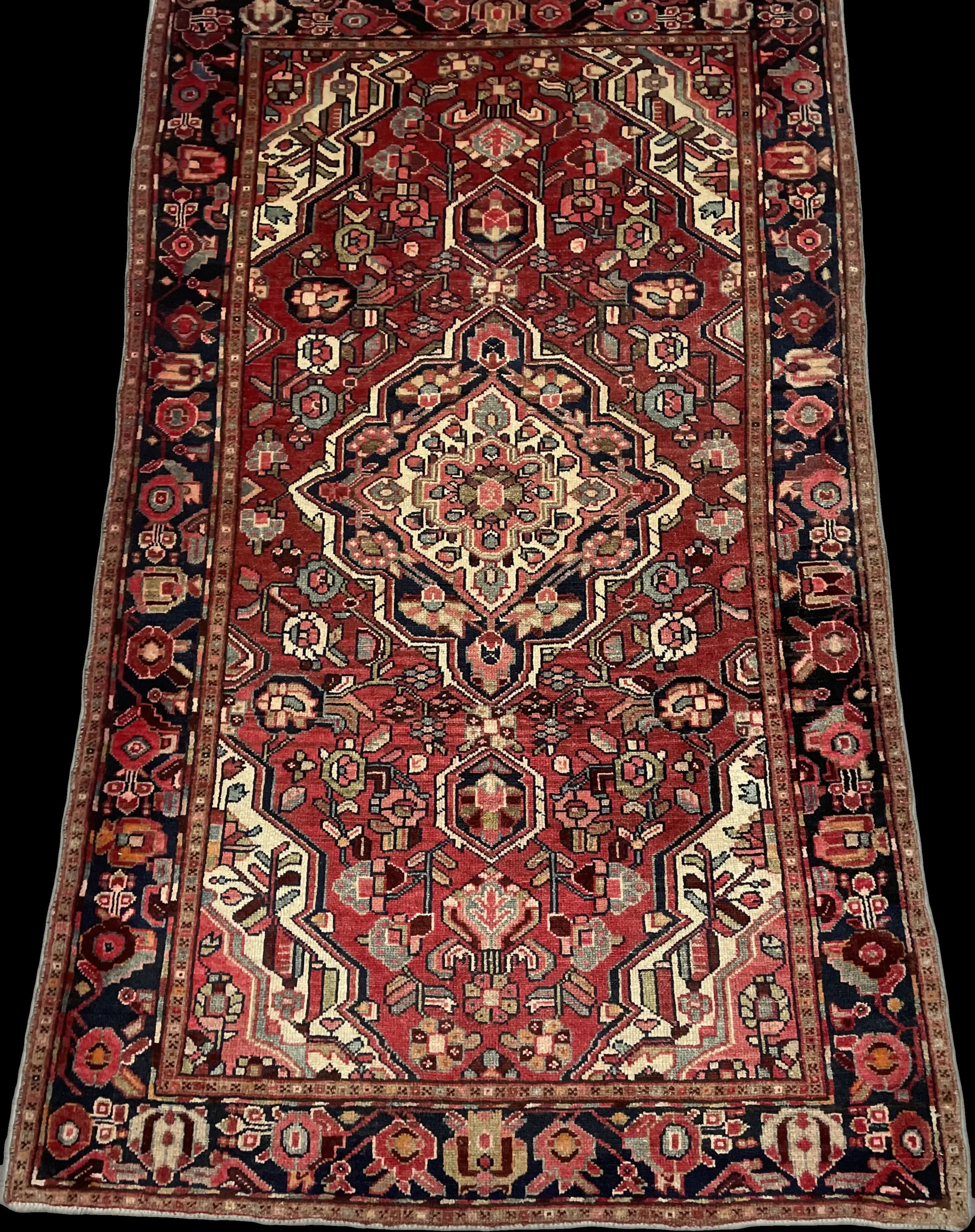 Perspective view of the rug