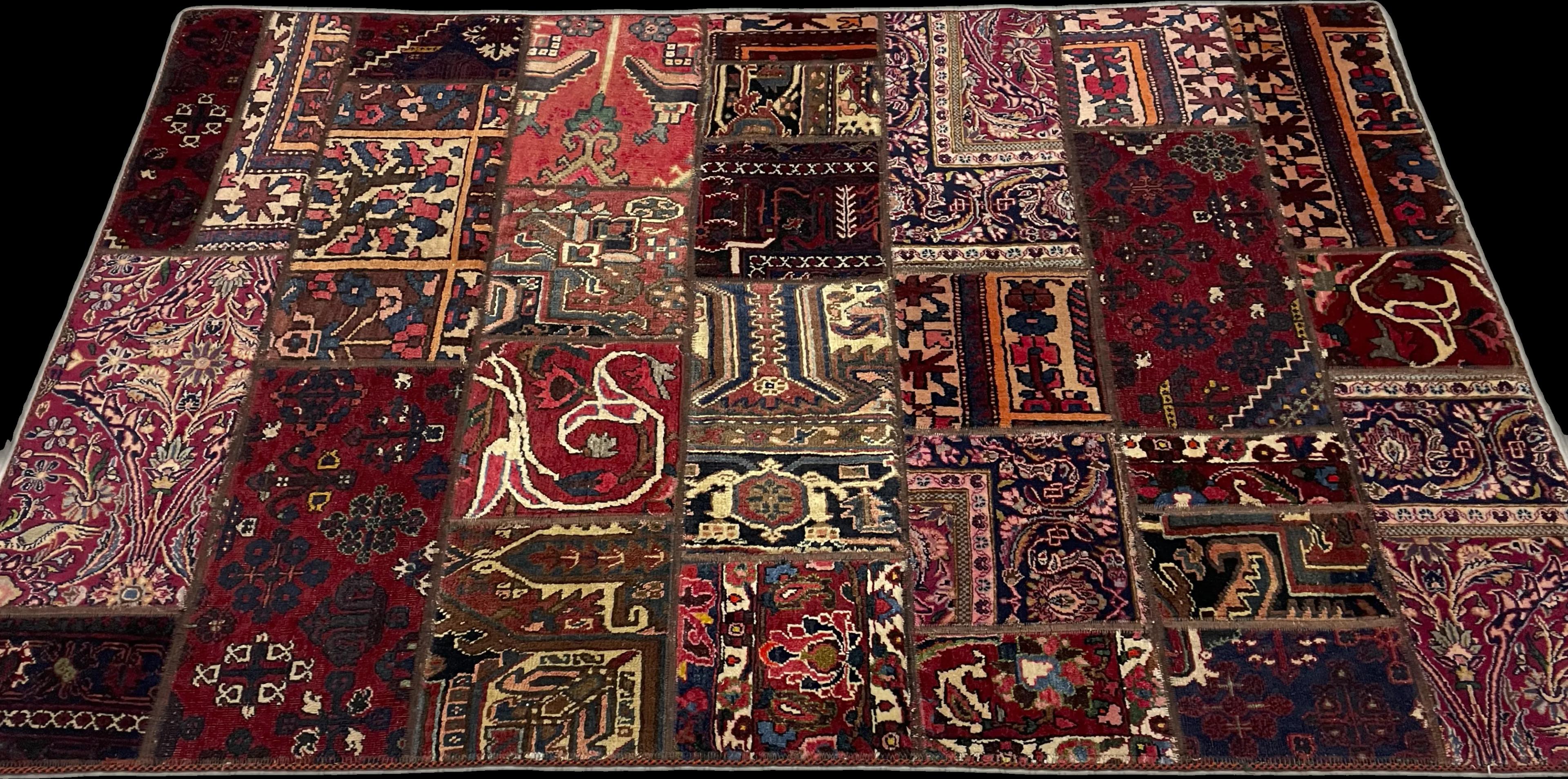 Perspective view of the rug