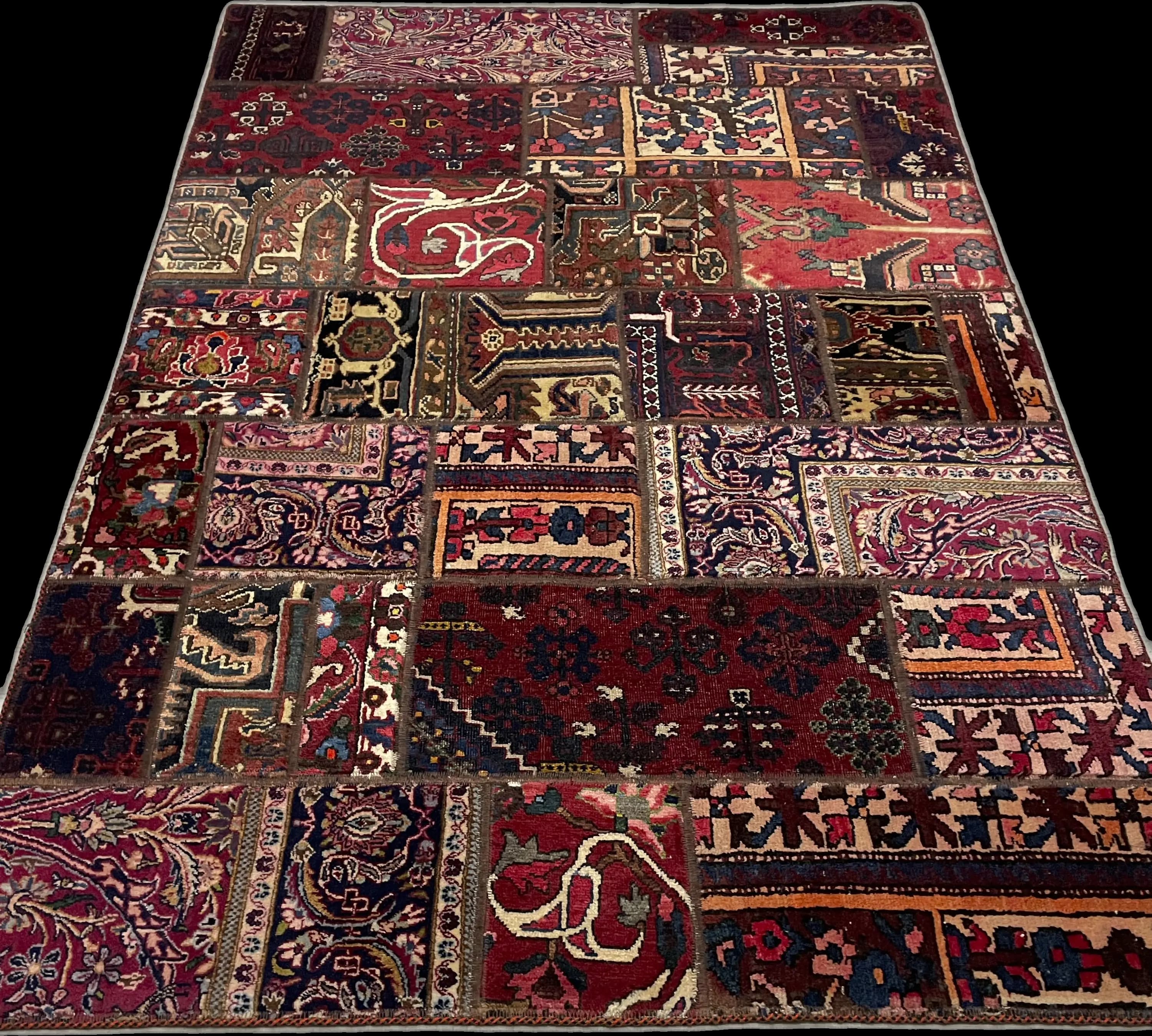 Perspective view of the rug