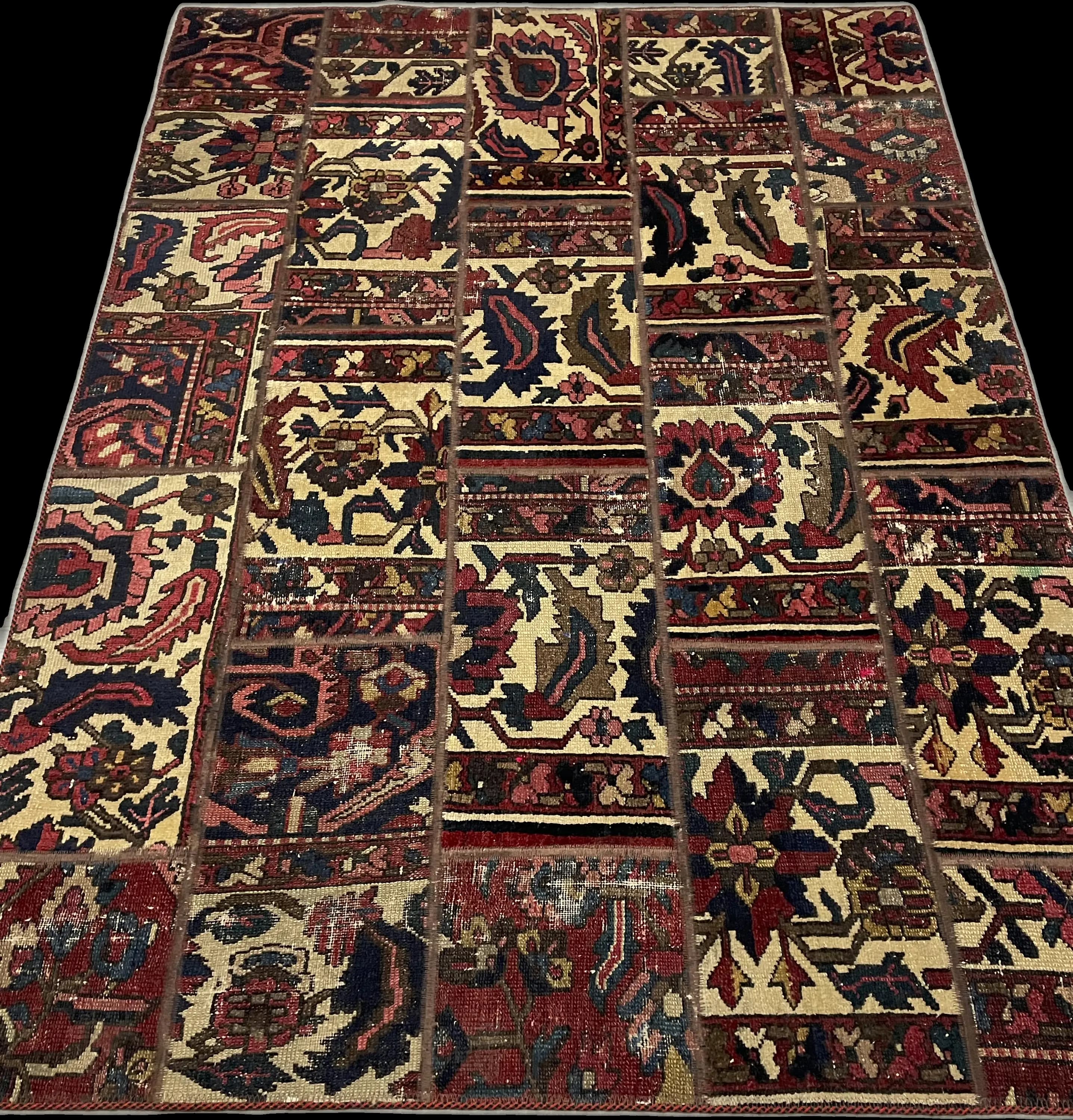 Perspective view of the rug